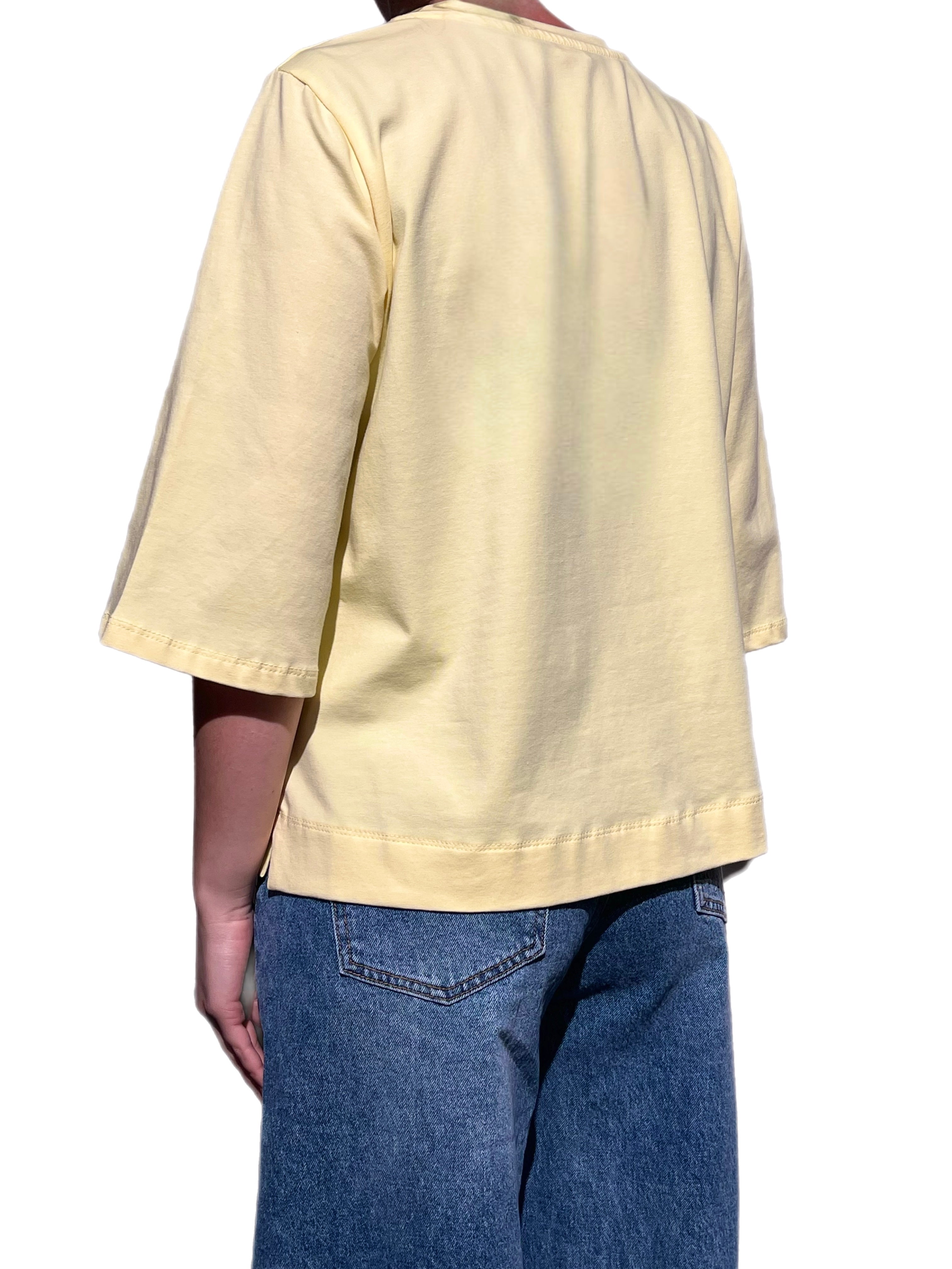 Matié t-shirt track limone