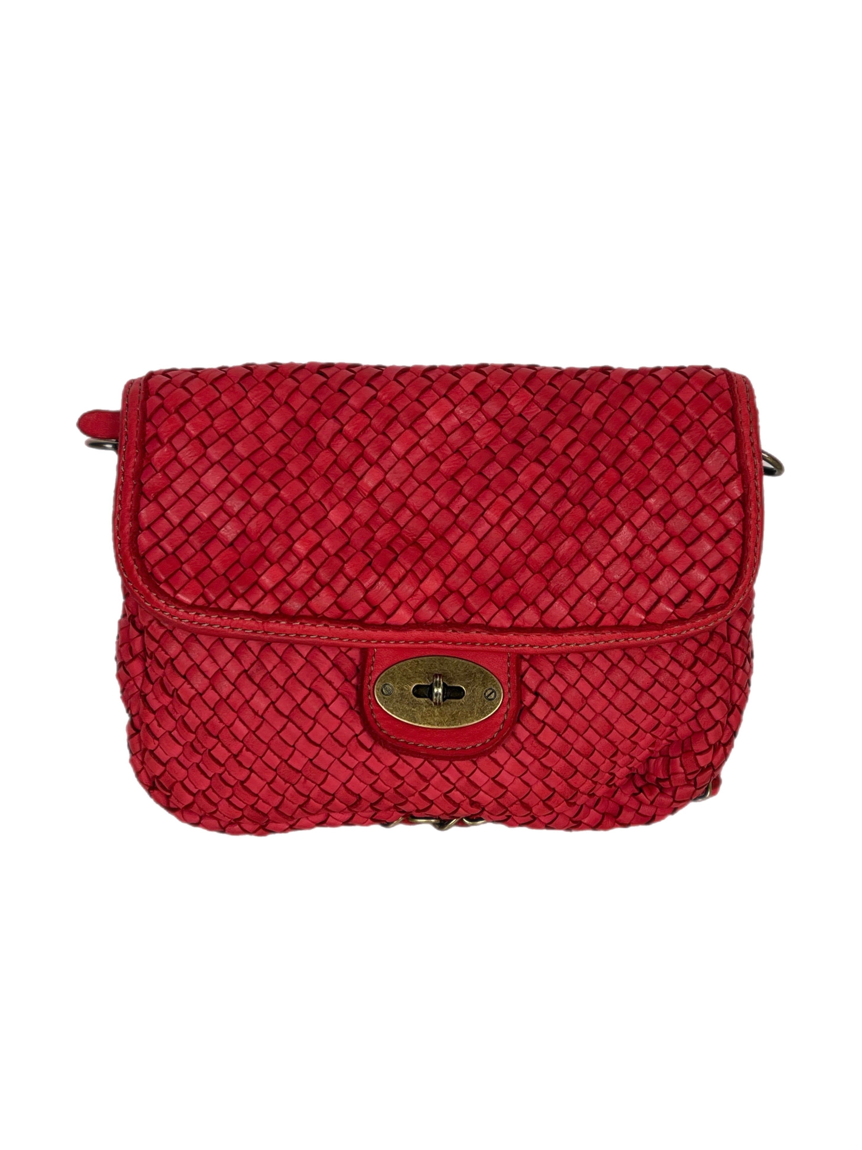 Matié borsa pelle Murcia rosso