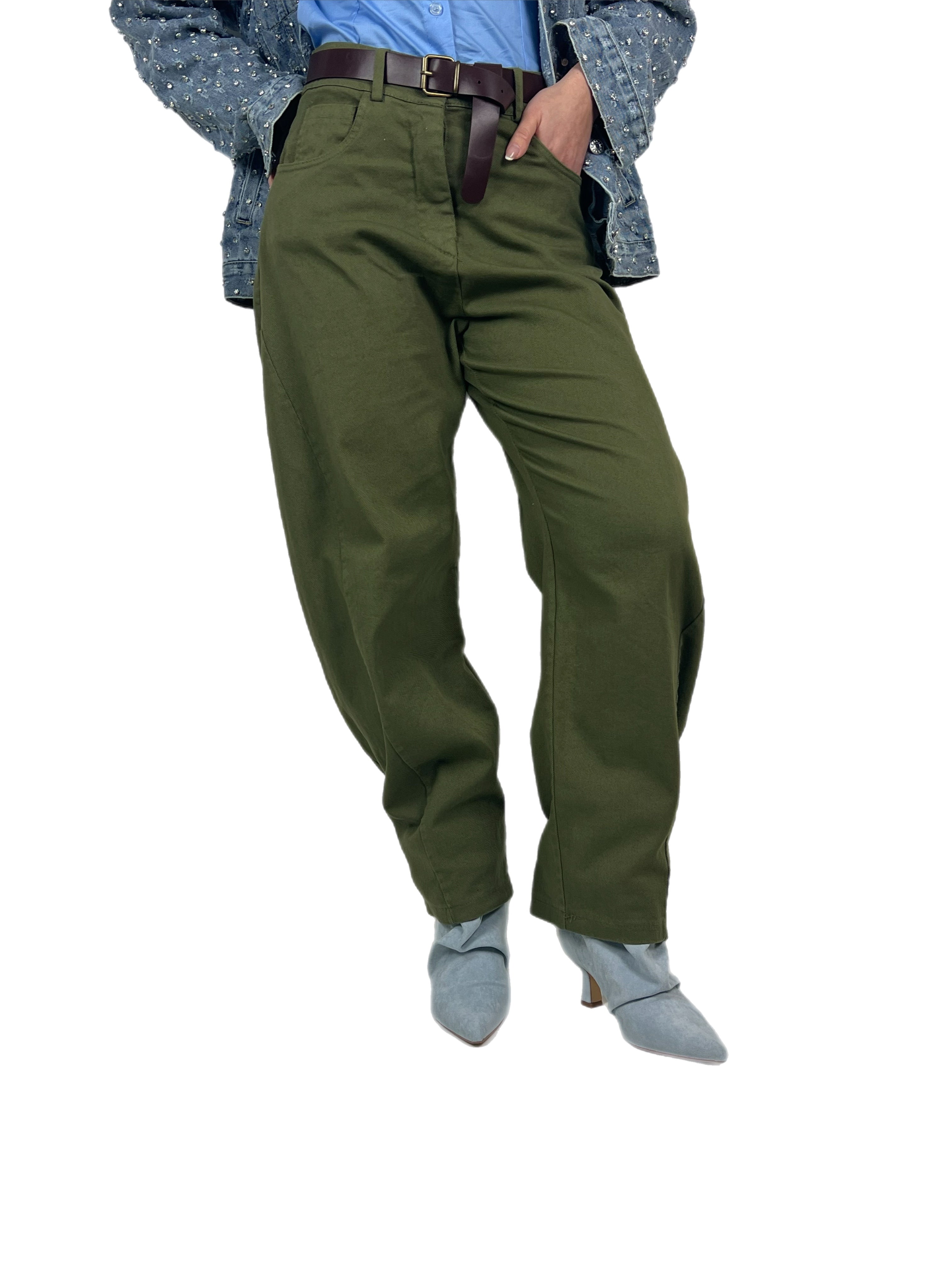 Matié pantalone geranio verde