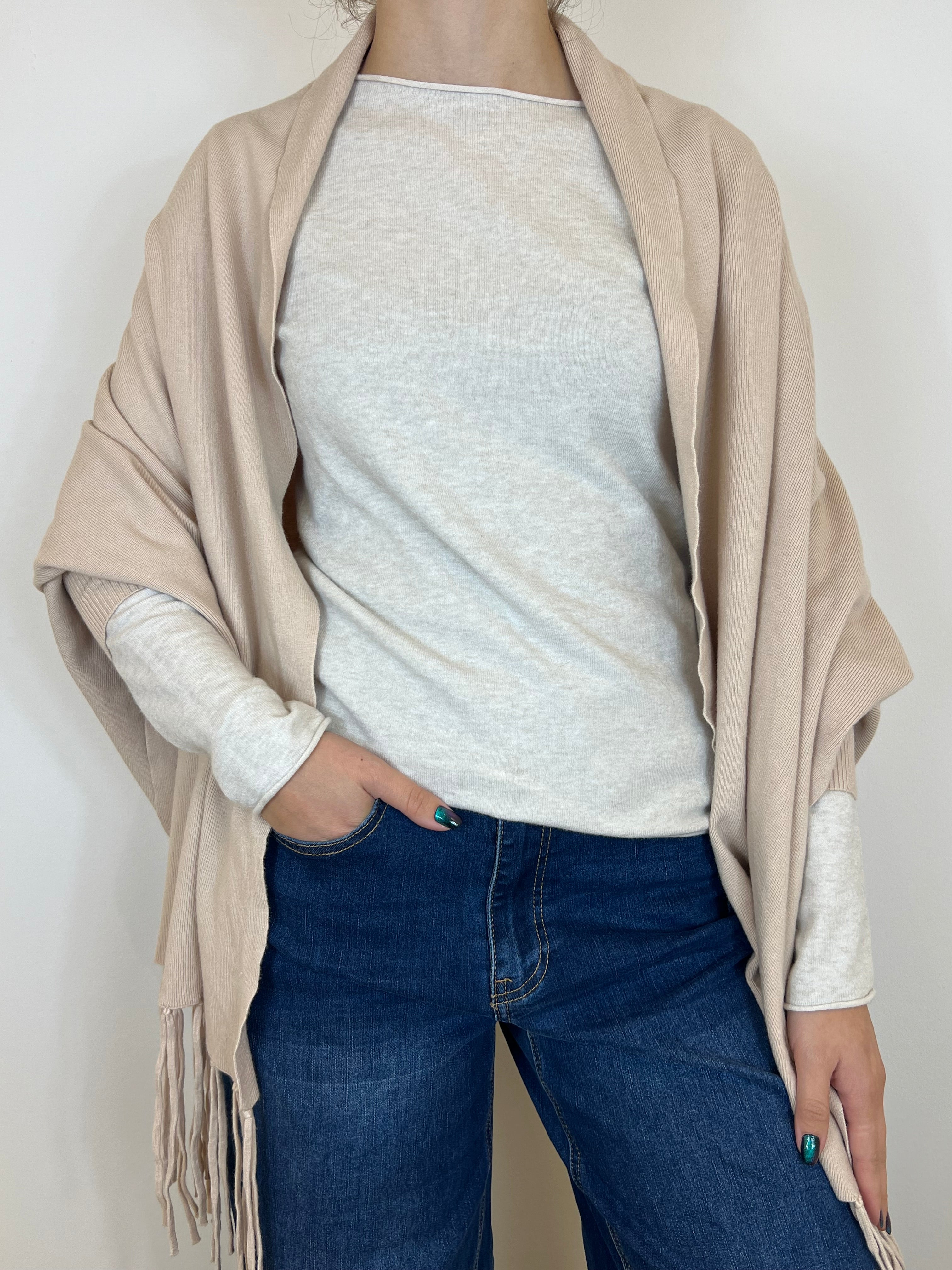 Susy mix cardigan blanca