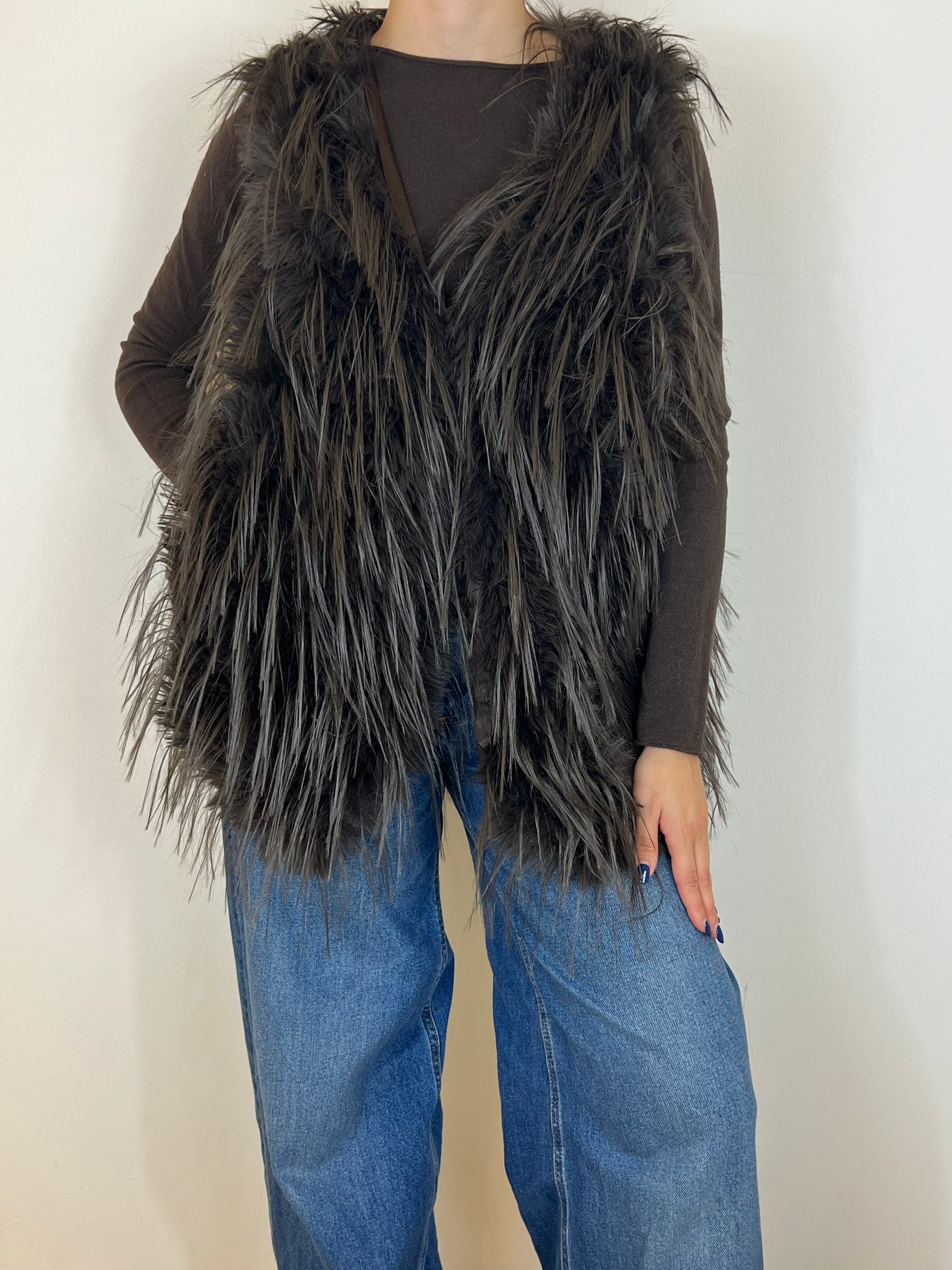 Matié ecopelliccia artemisia cioccolato