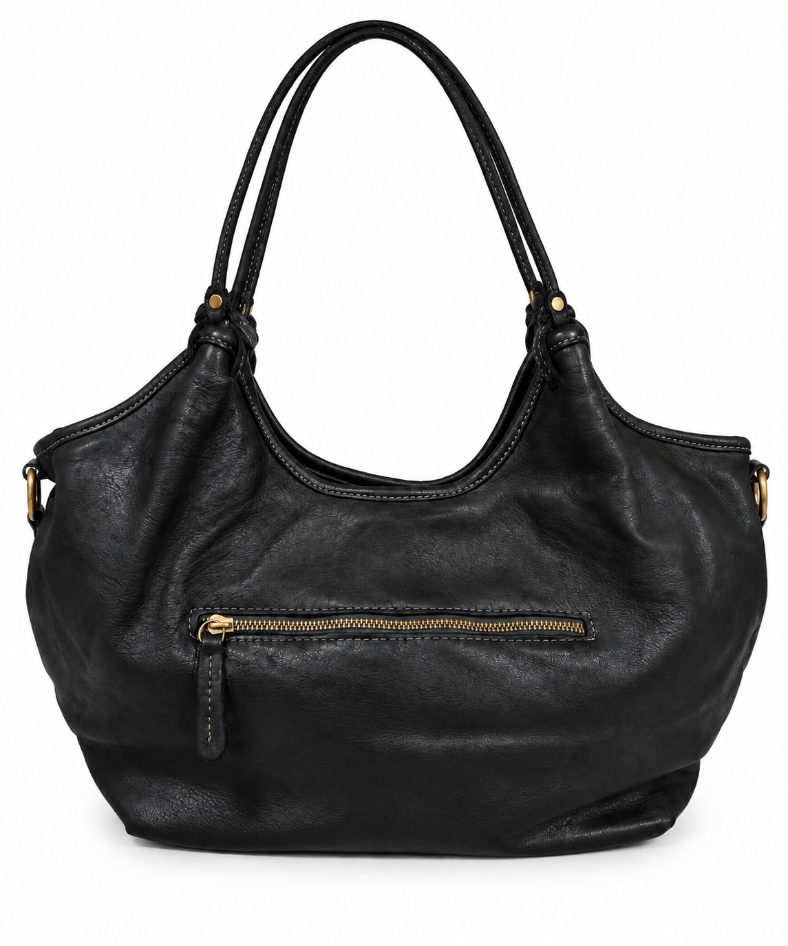 Matié borsa pelle Venezia nera