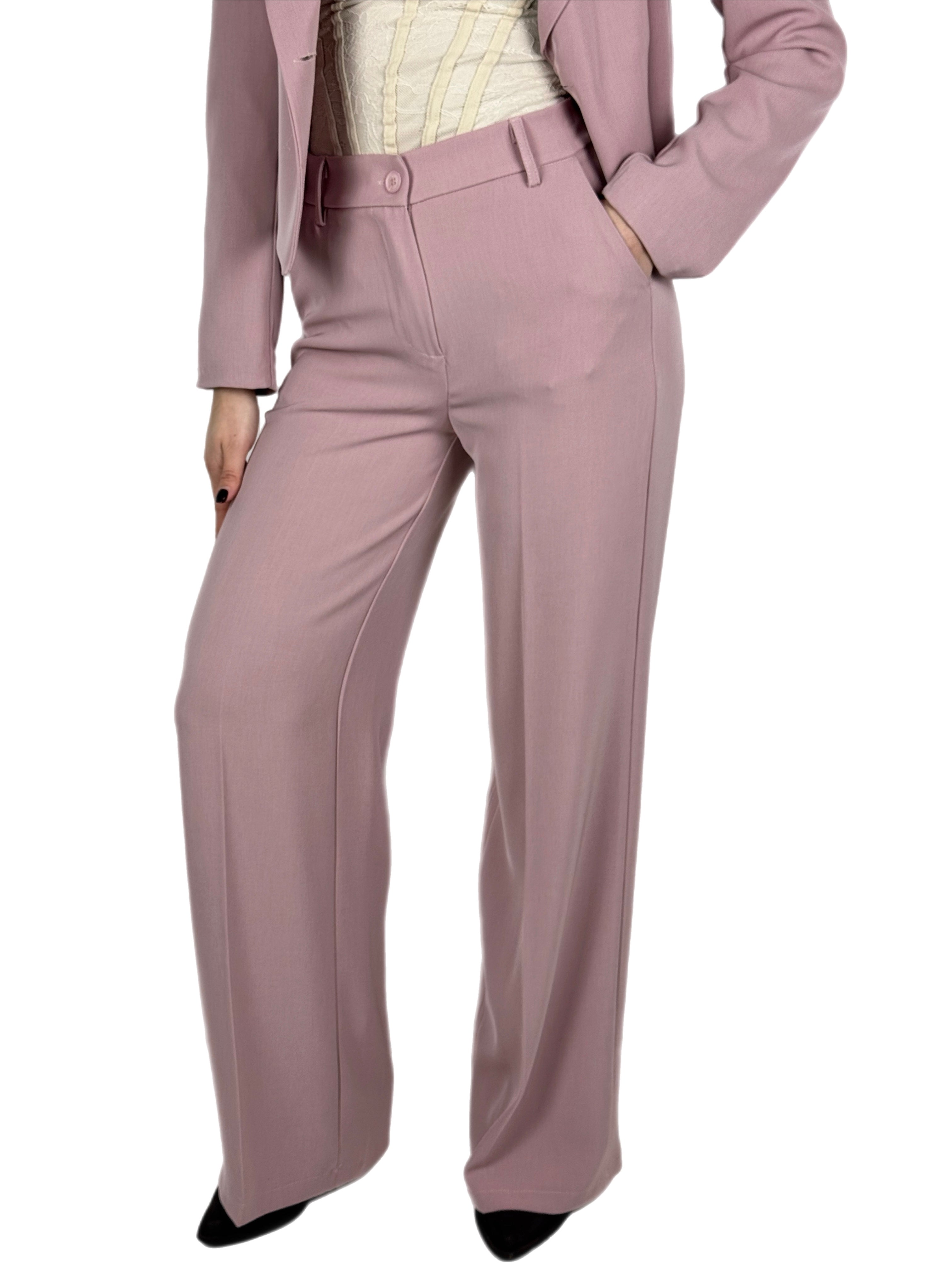 Brend completo crop rosa