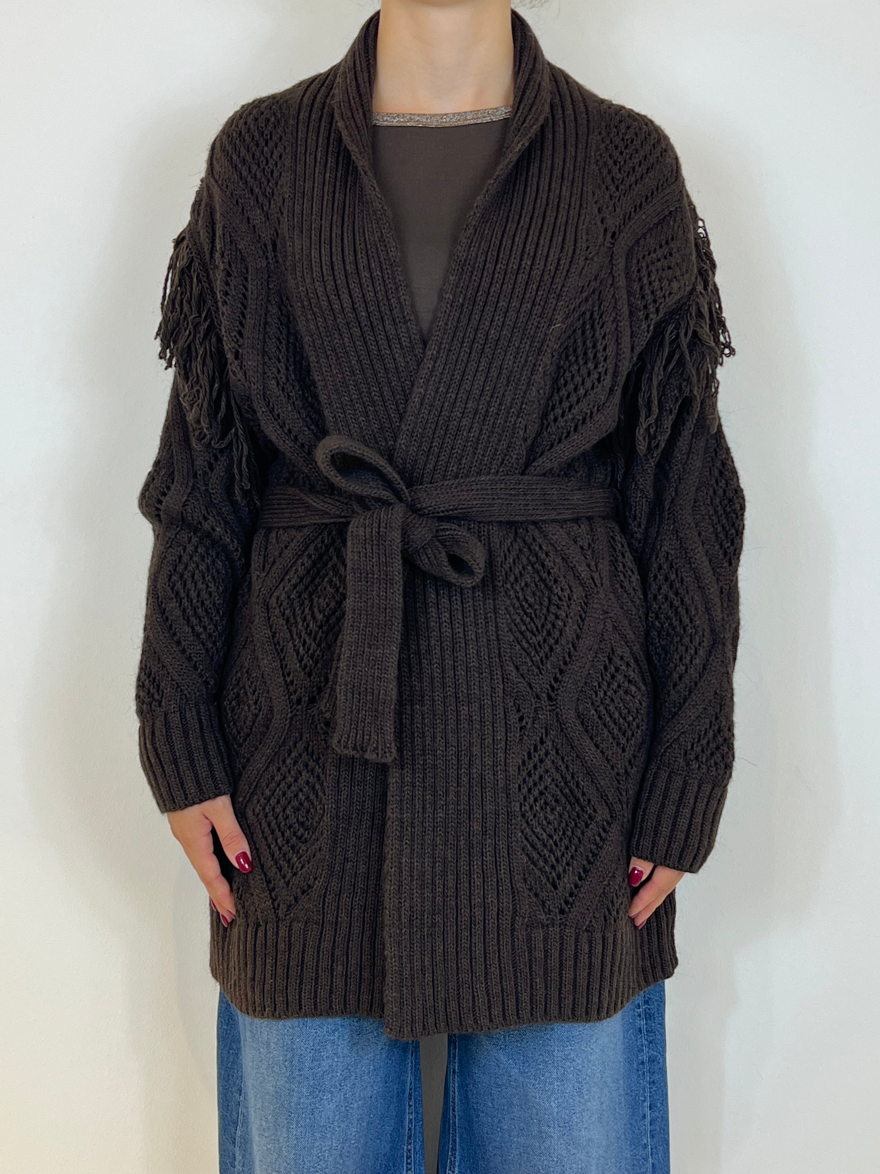 Matié cardigan frange