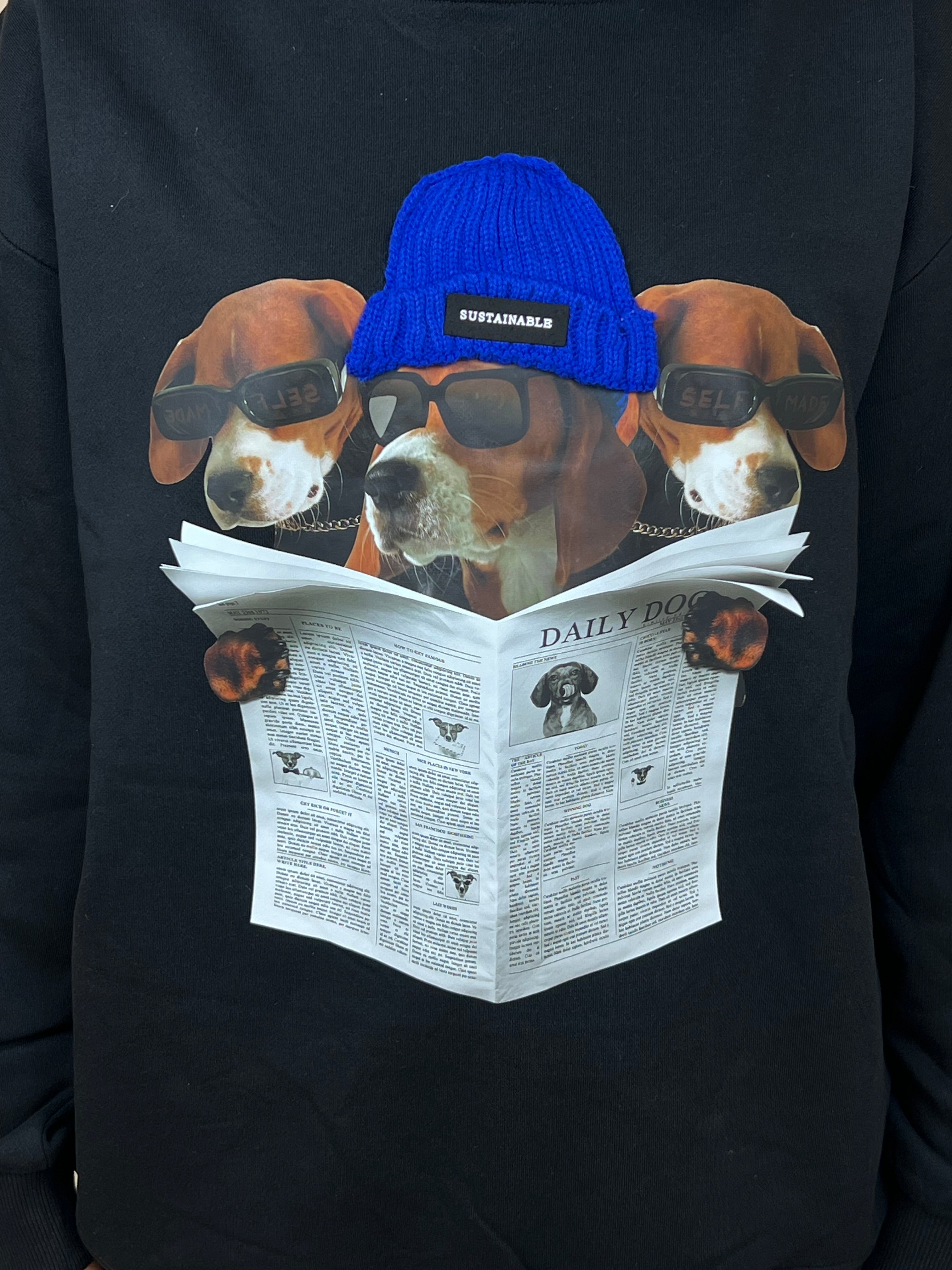 Matié felpa cappuccio dogs