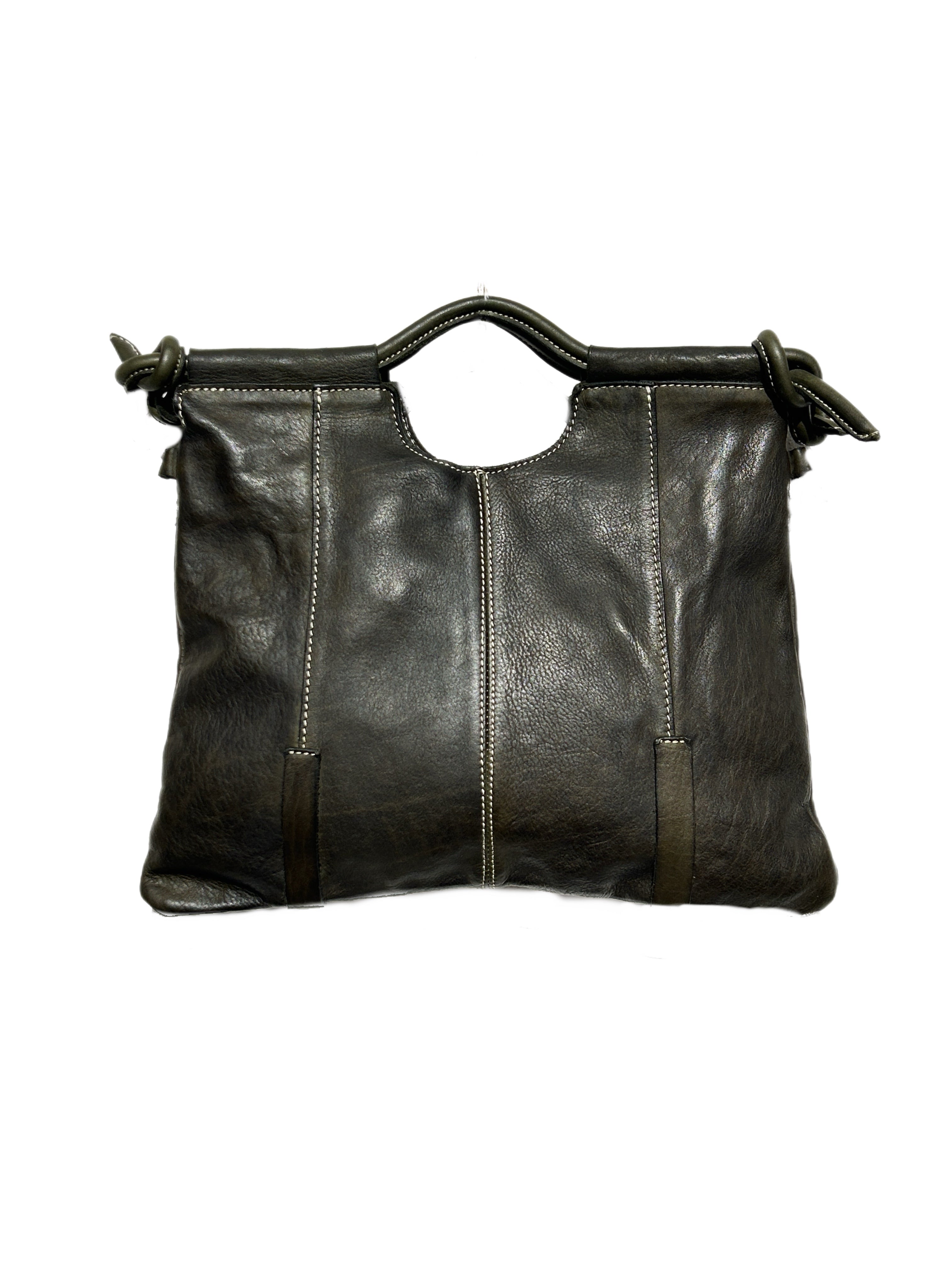 Matié borsa pelle pigreco verde