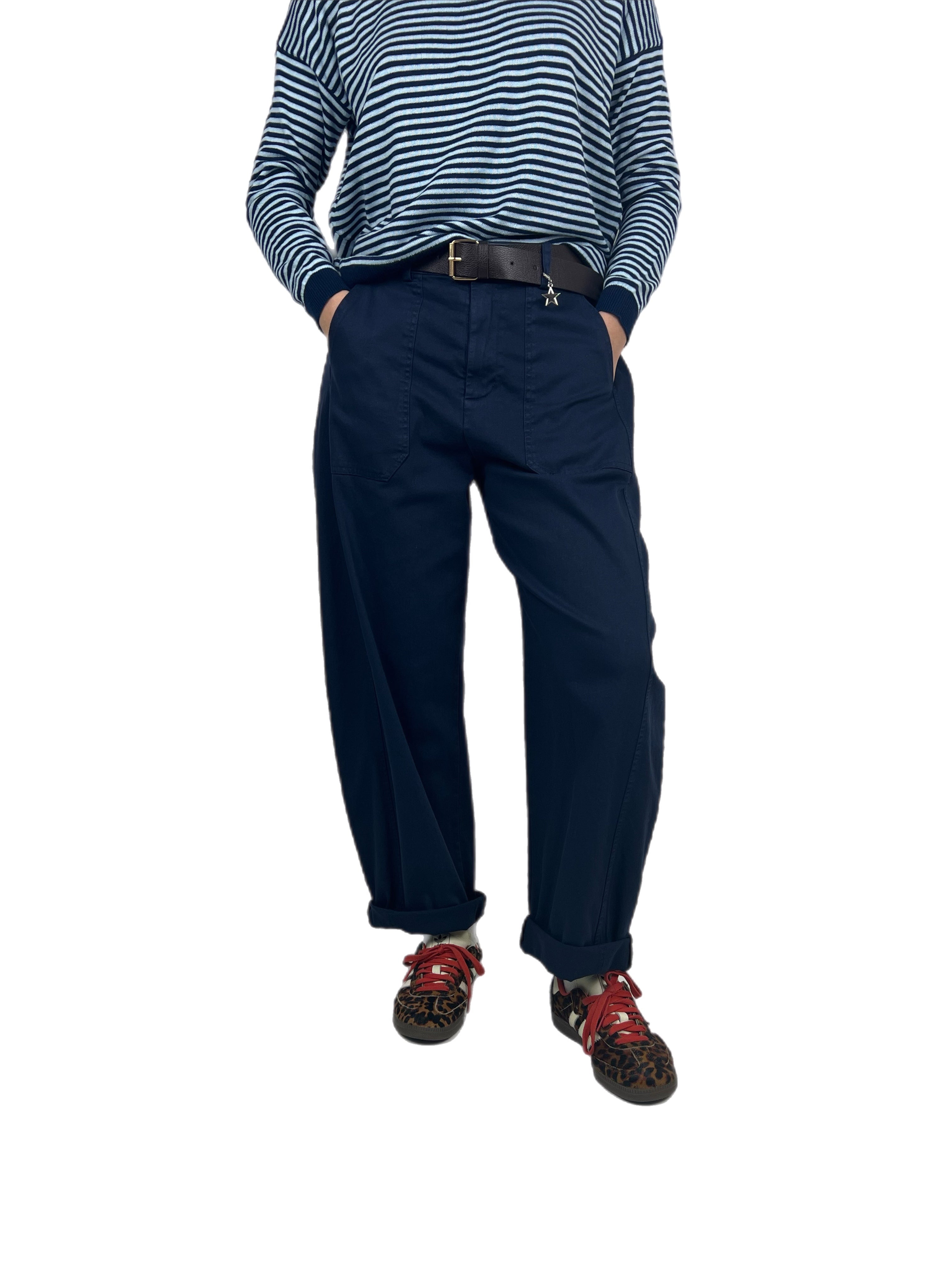 Susy Mix pantalone stellina blu