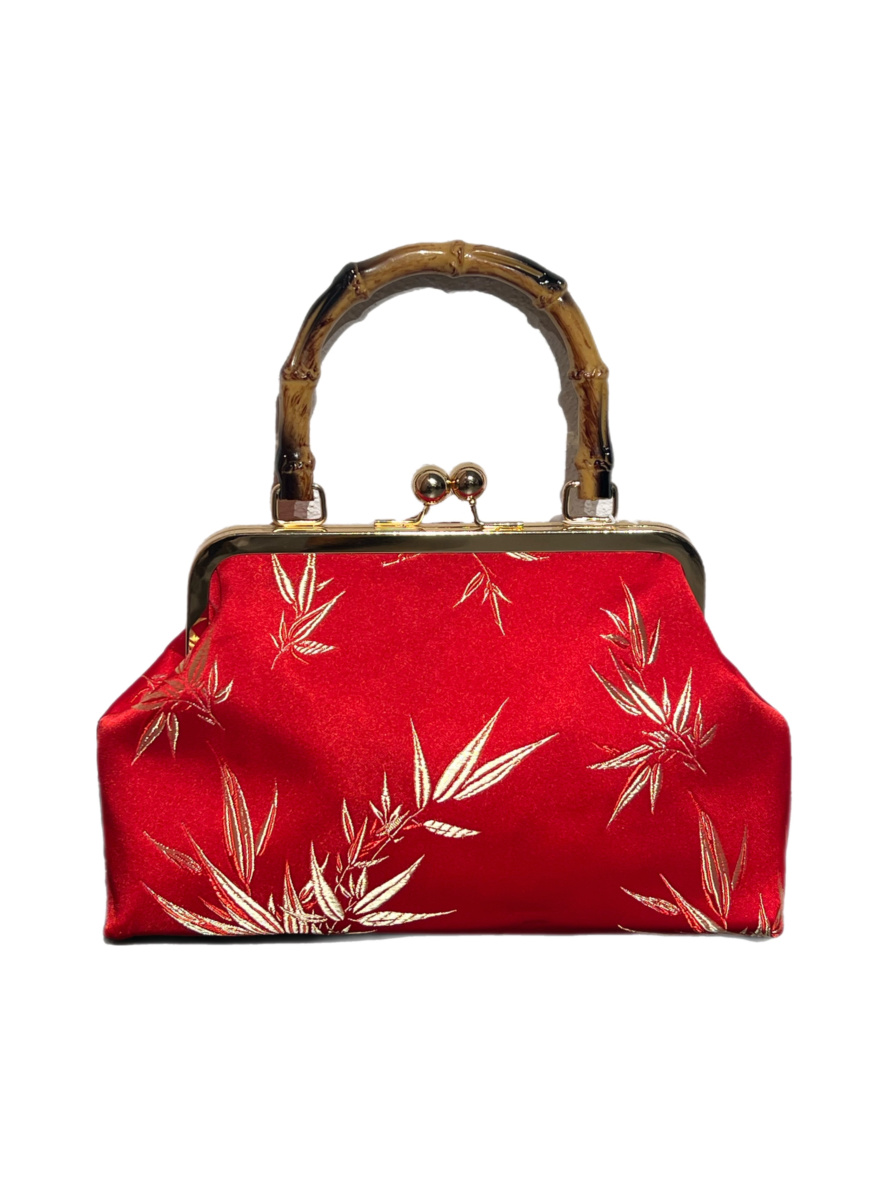 Matié borsa bambù rosso