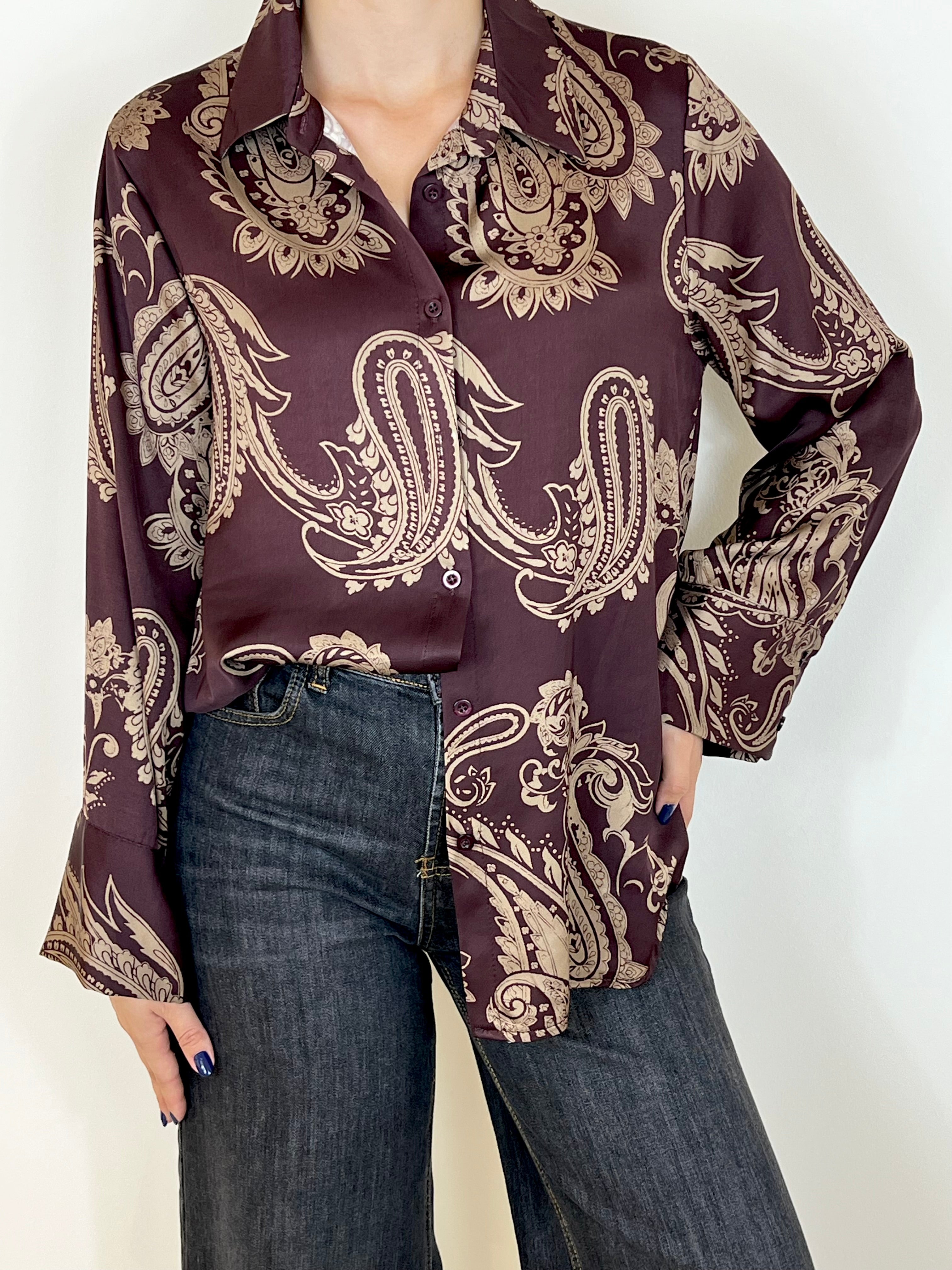 Matié completo viscosa burgundy