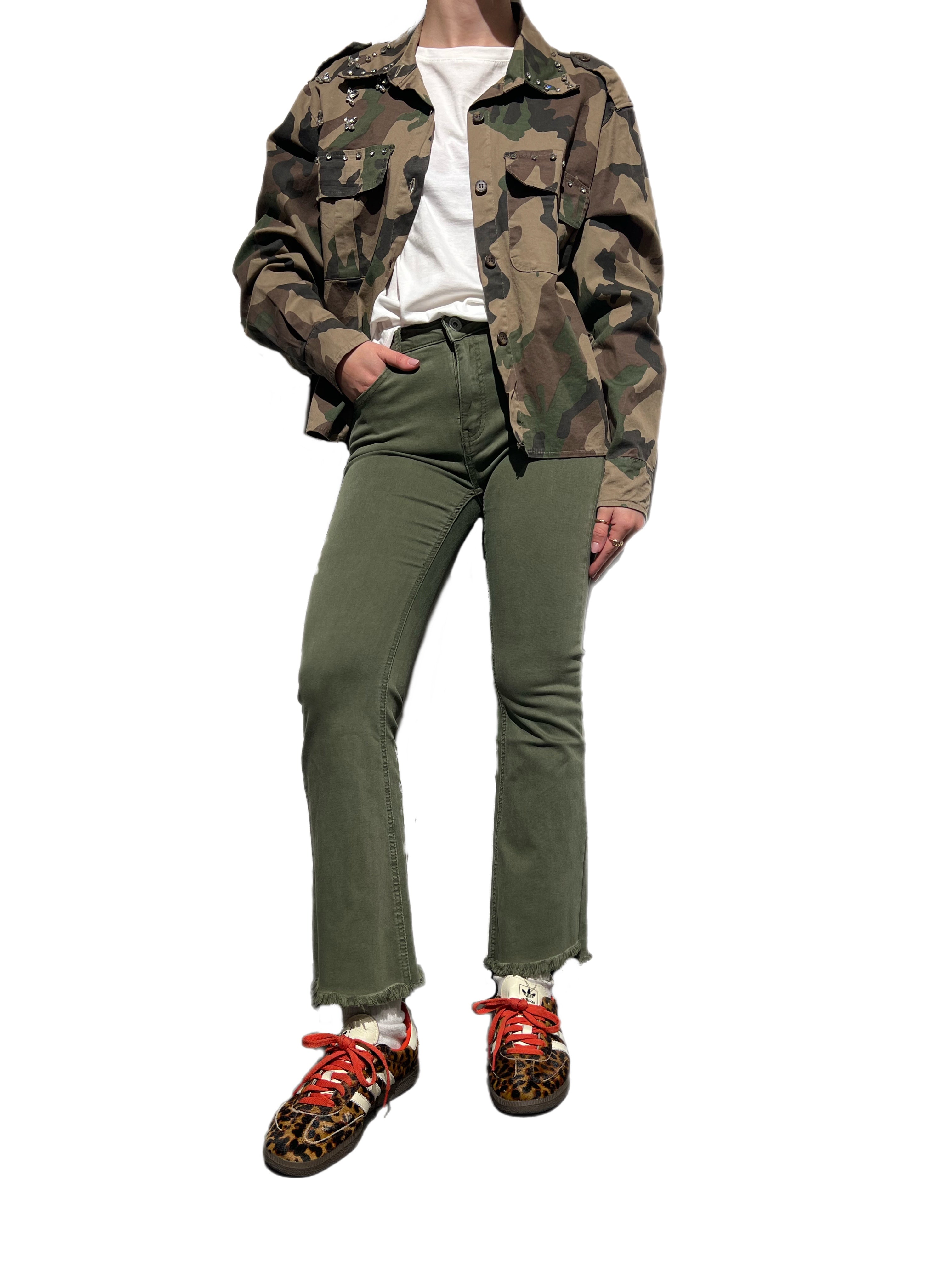 Matié jeans trombetta verde