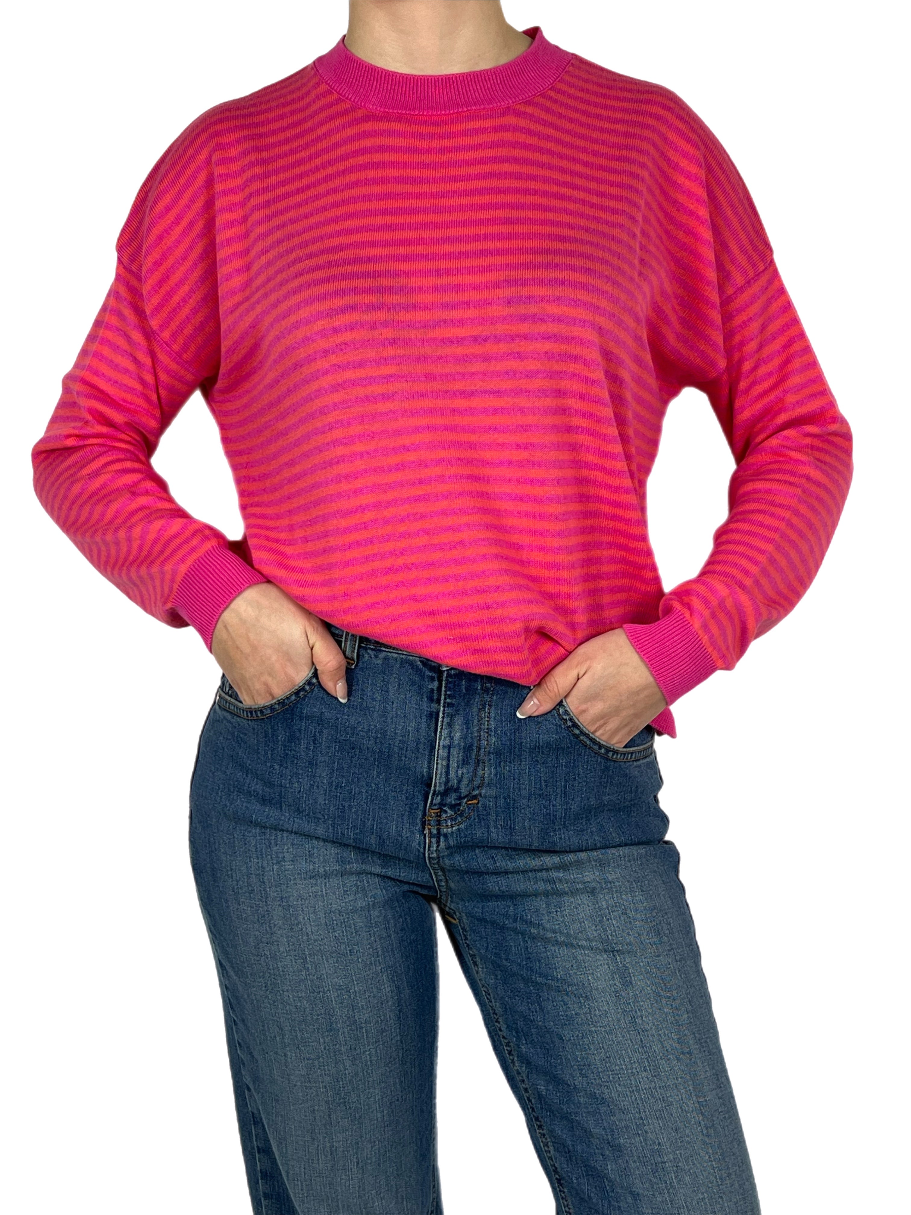 Matié maglia Evelyn fucsia/arancio