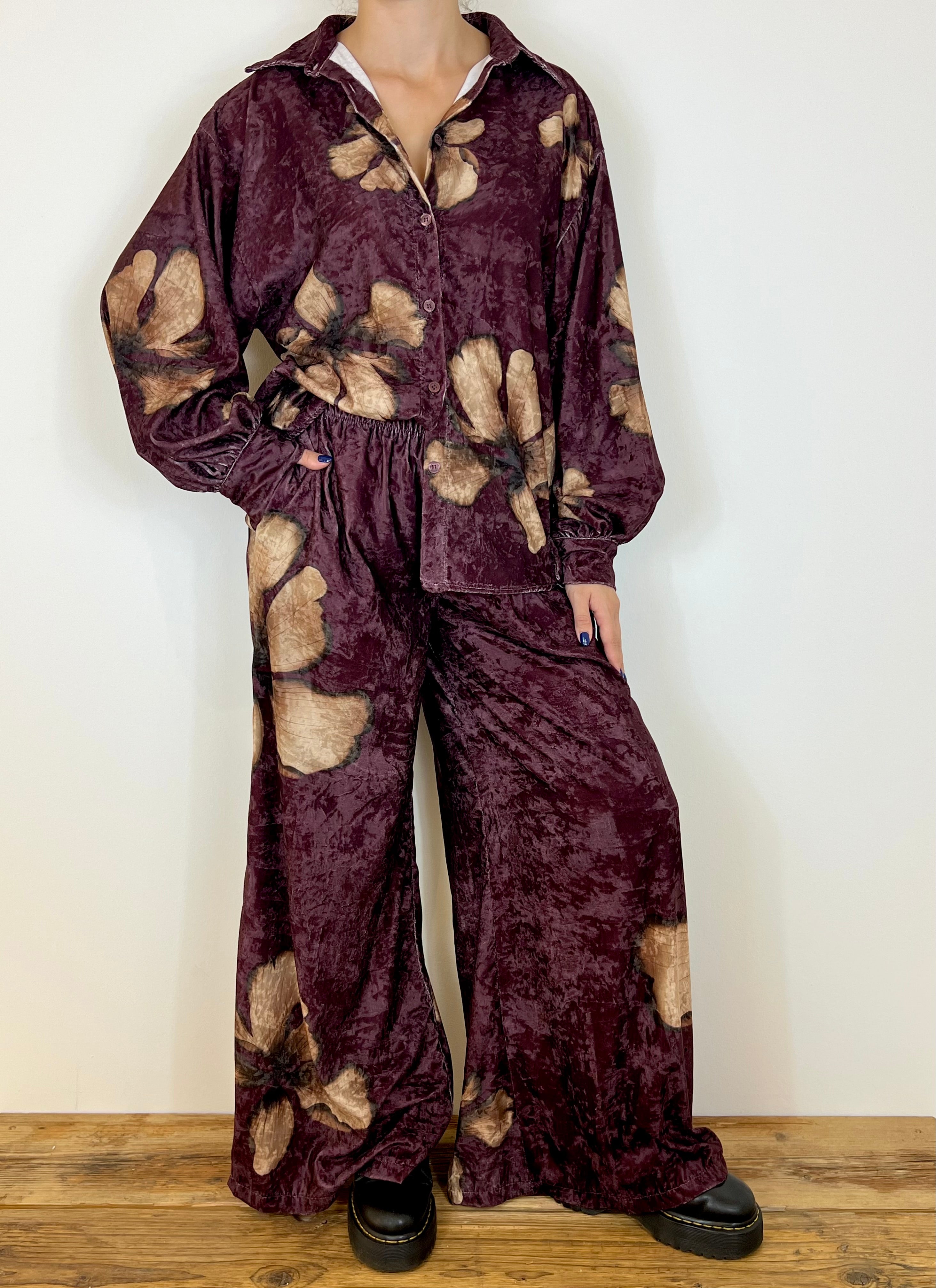 Matié camicia beverly melanzana