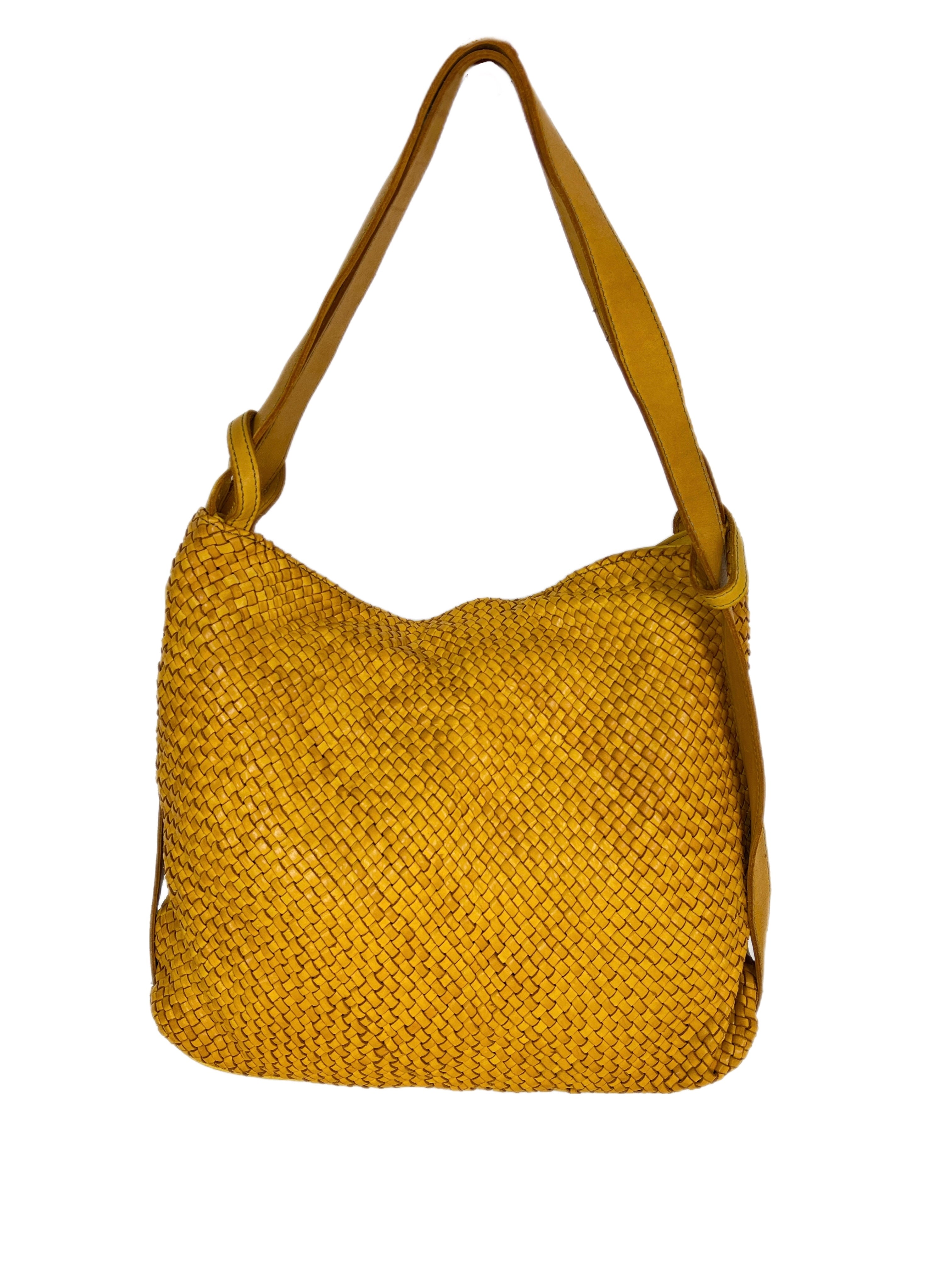 Matié borsa pelle Benidorm zafferano