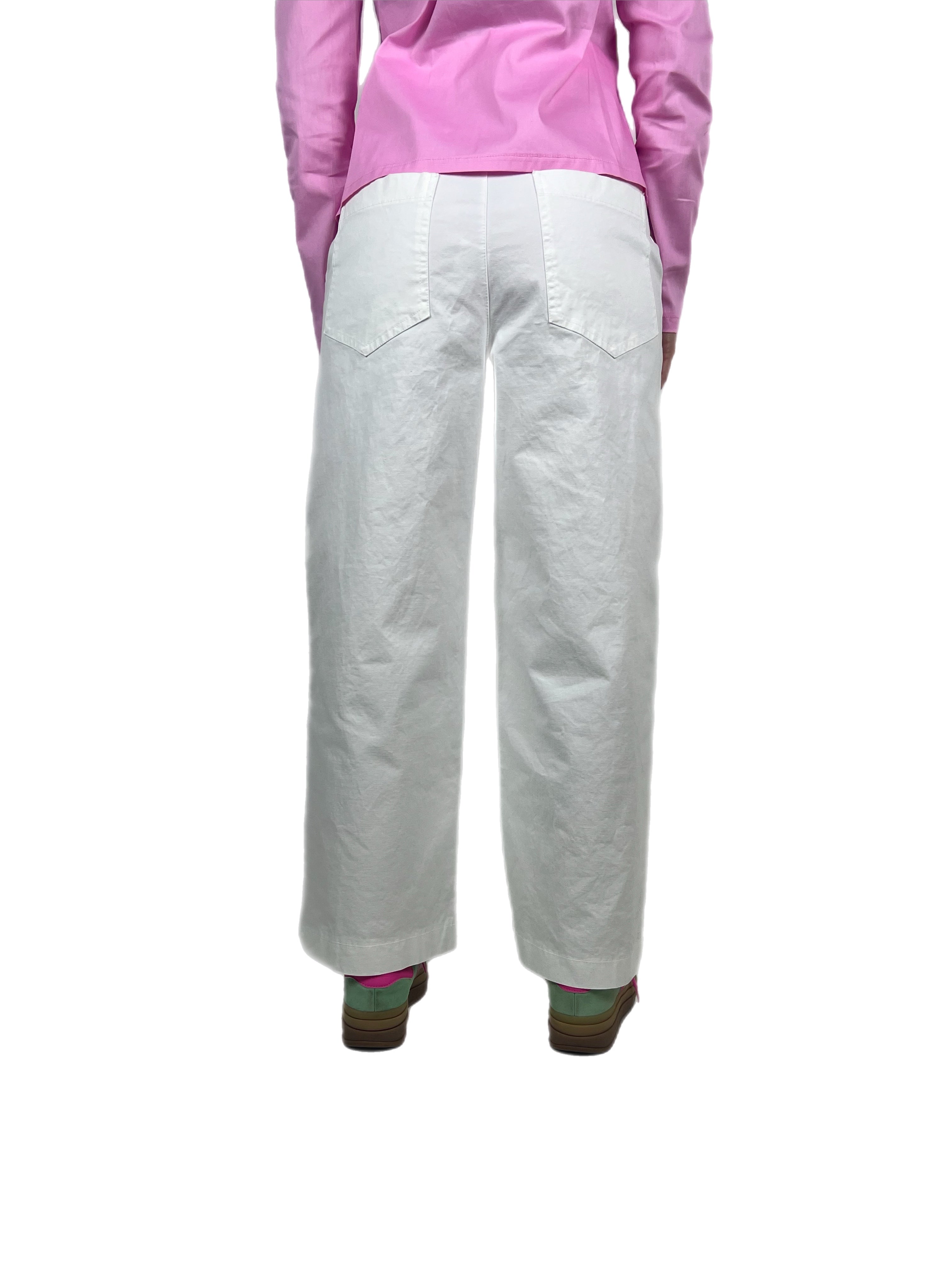 Matié pantalone daily bianco