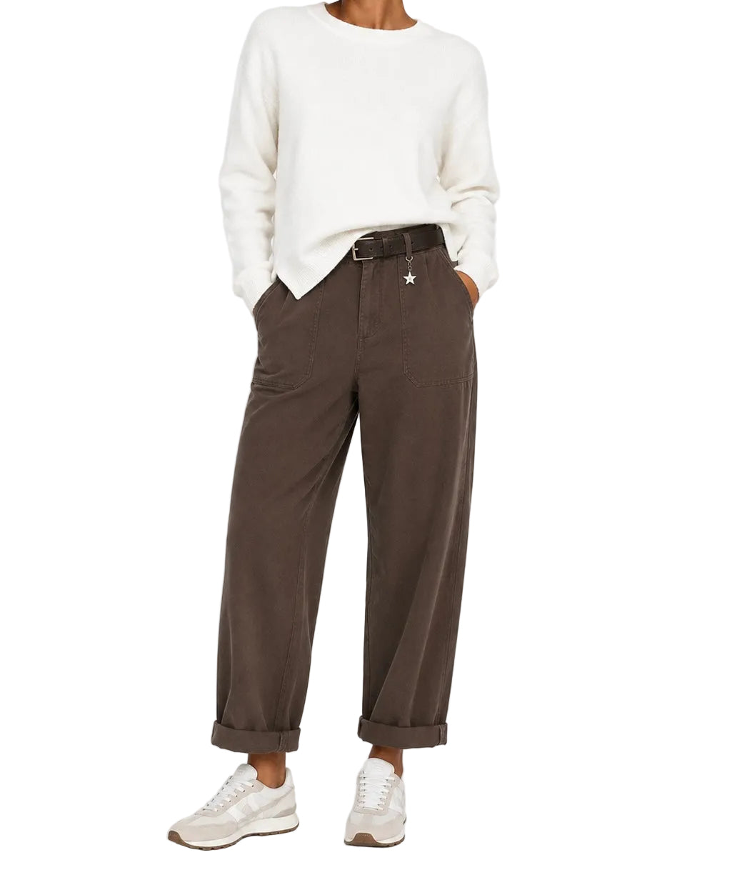 Susy mix pantalone stellina ciokko