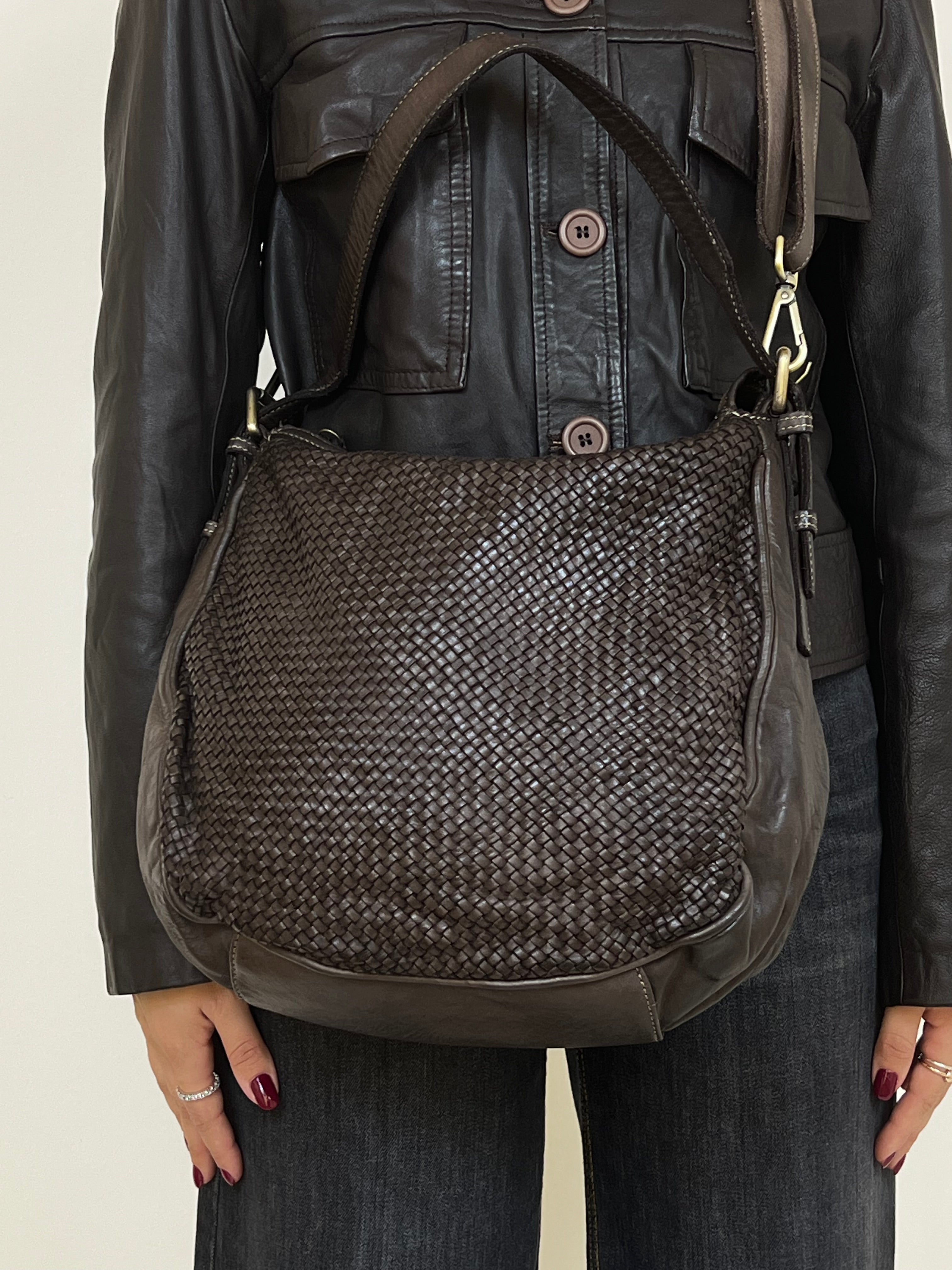 MATIÉ Bag Ginger intreccio pelle