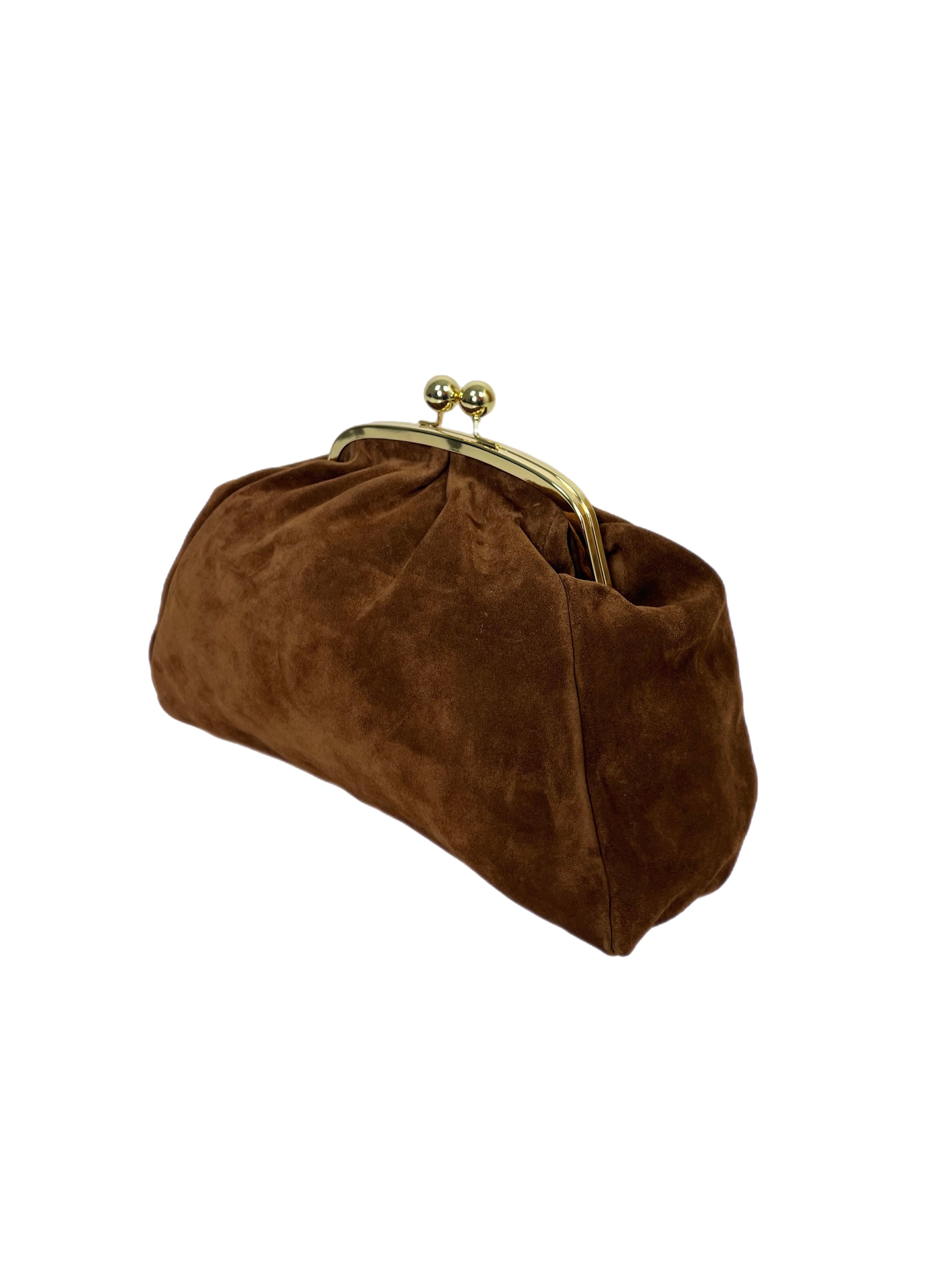 Matié borsa agnese camoscio cuoio