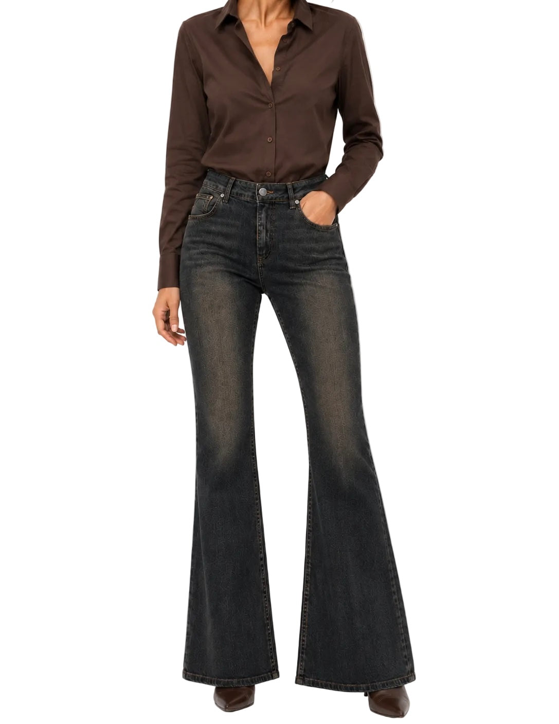Susy mix camicia Paris ciokko