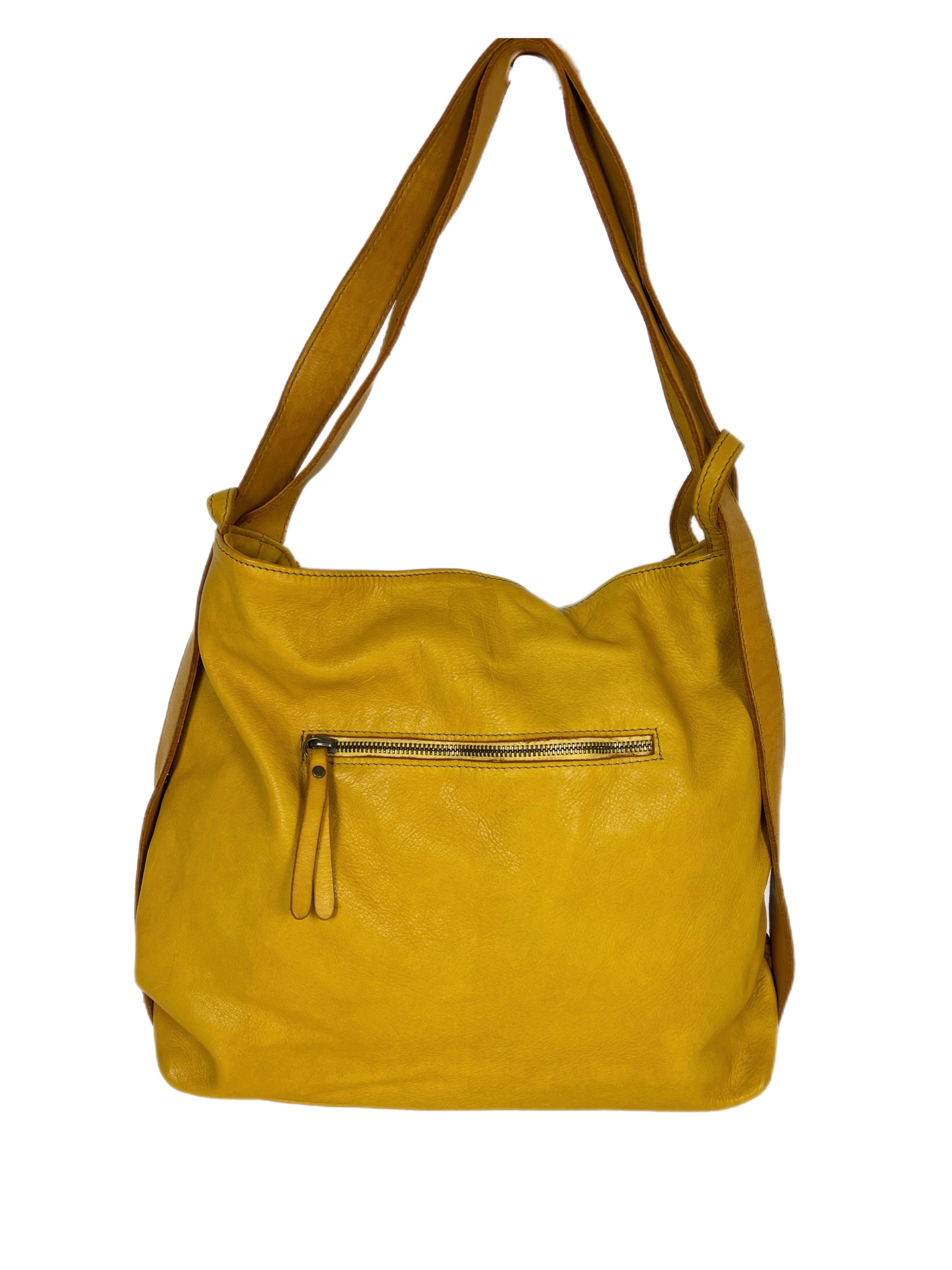 Matié borsa pelle Benidorm zafferano