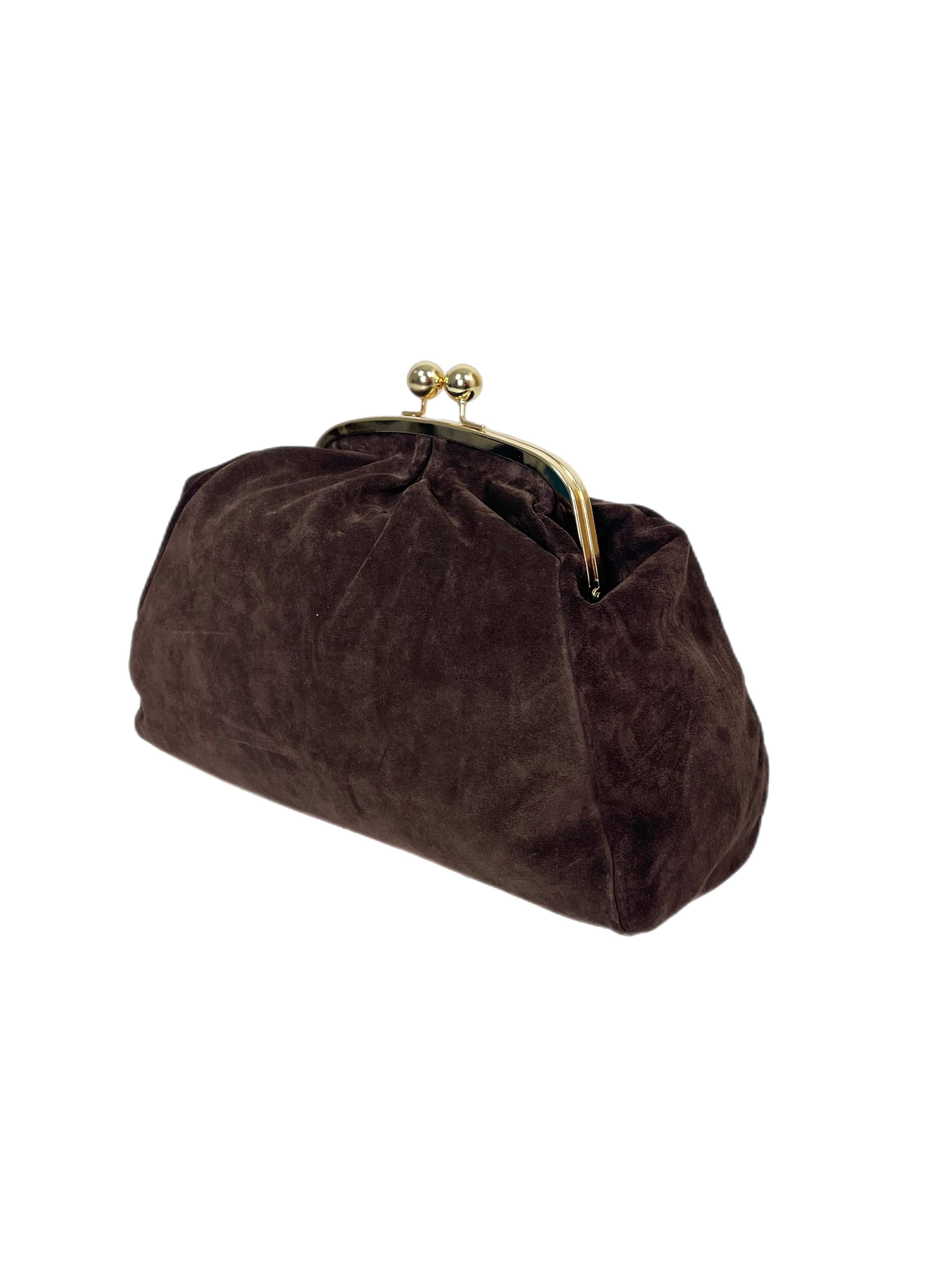 Matié borsa agnese camoscio moro