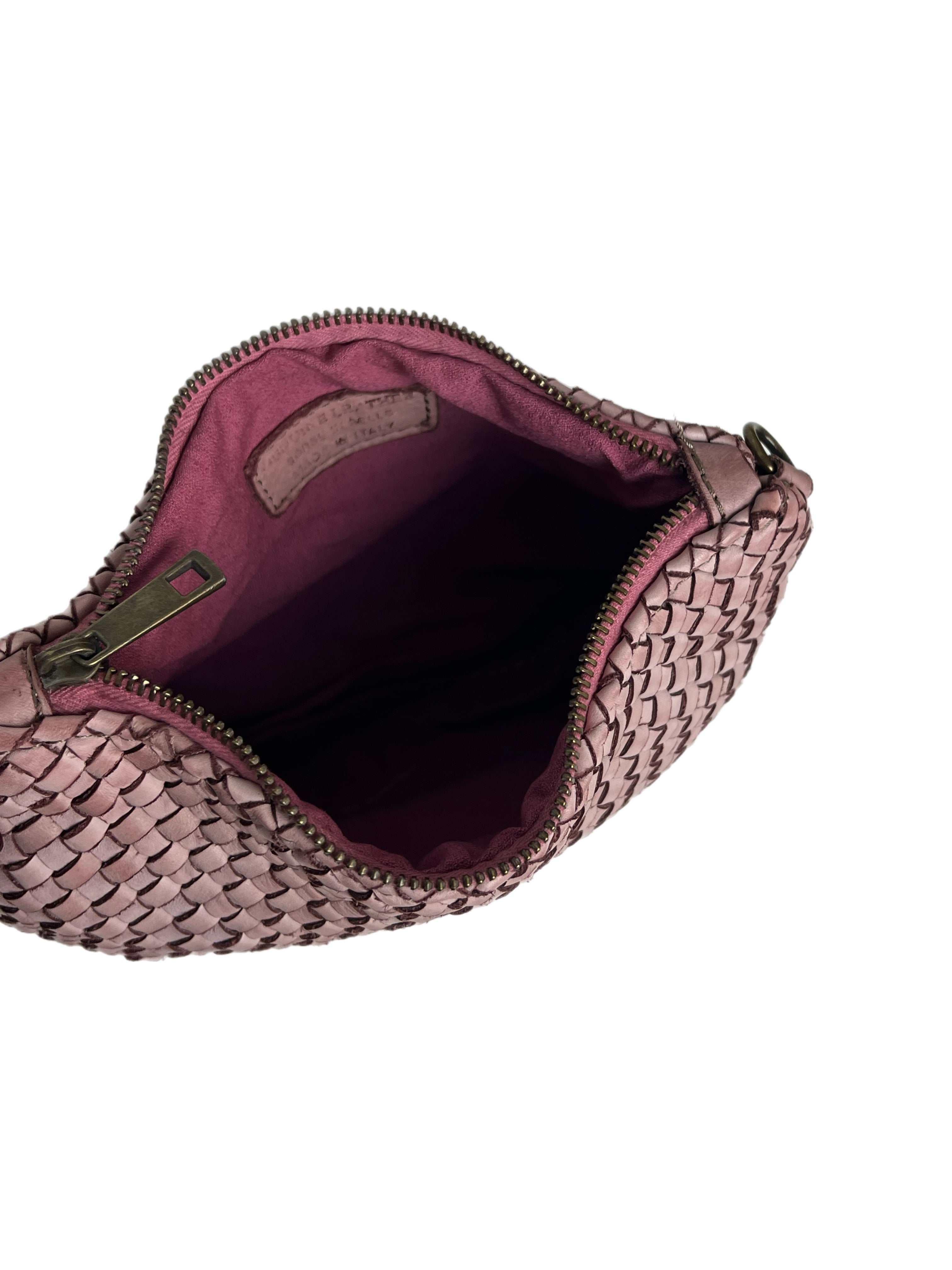 Matié borsa pelle Cádiz rosa