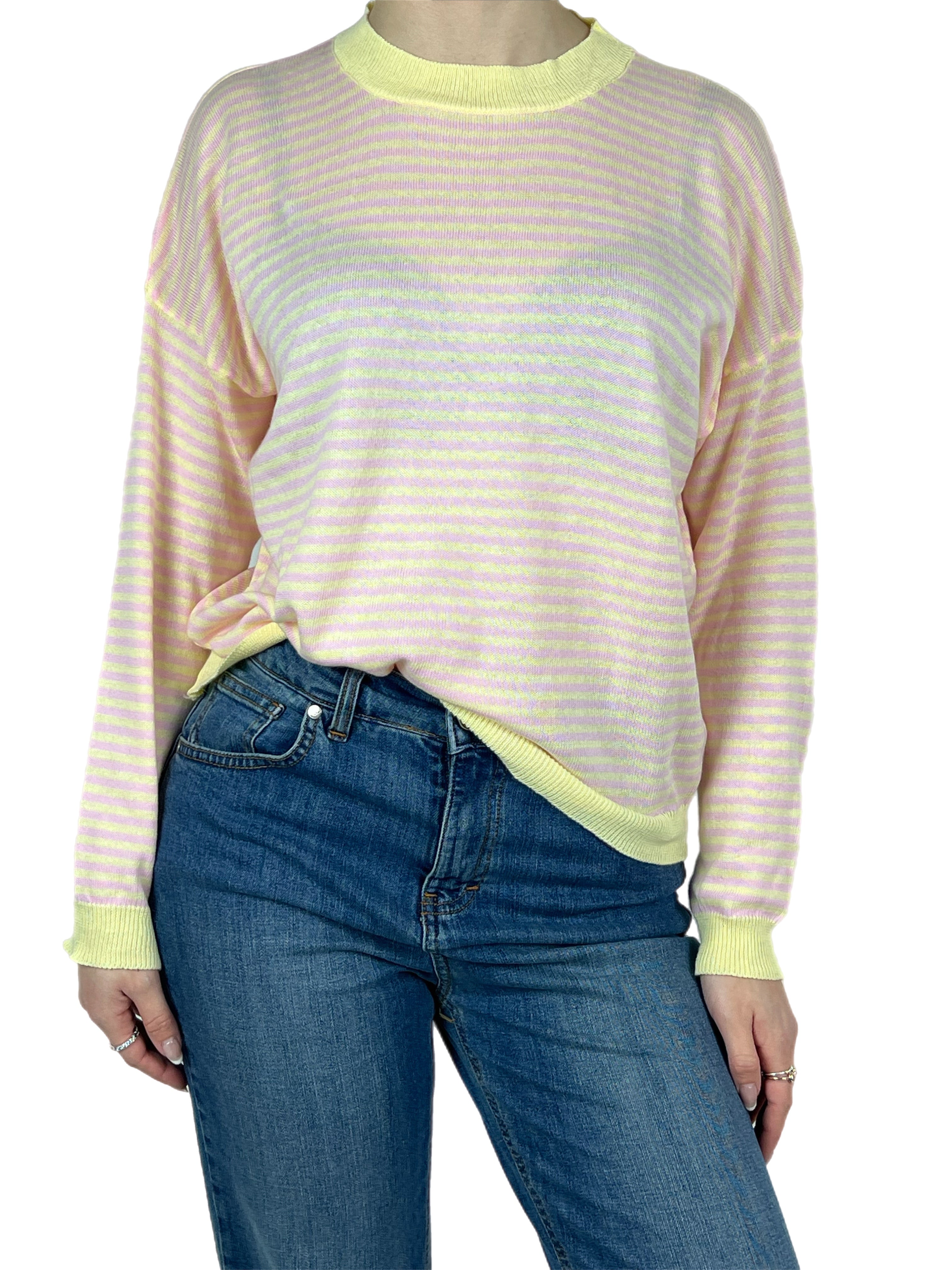 Matié maglia Evelyn limone/cipria