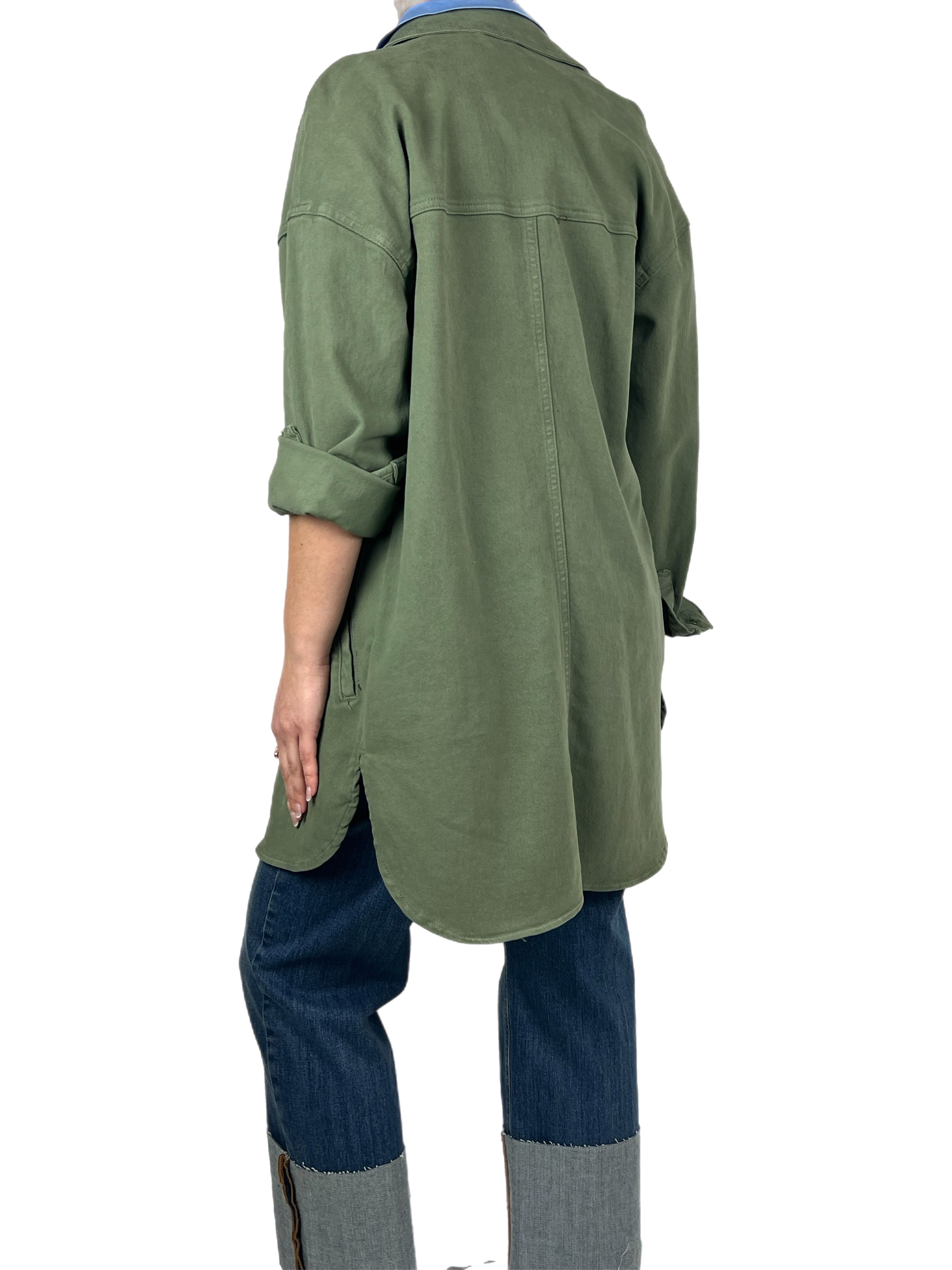 Matié maxicamicia girasole verde