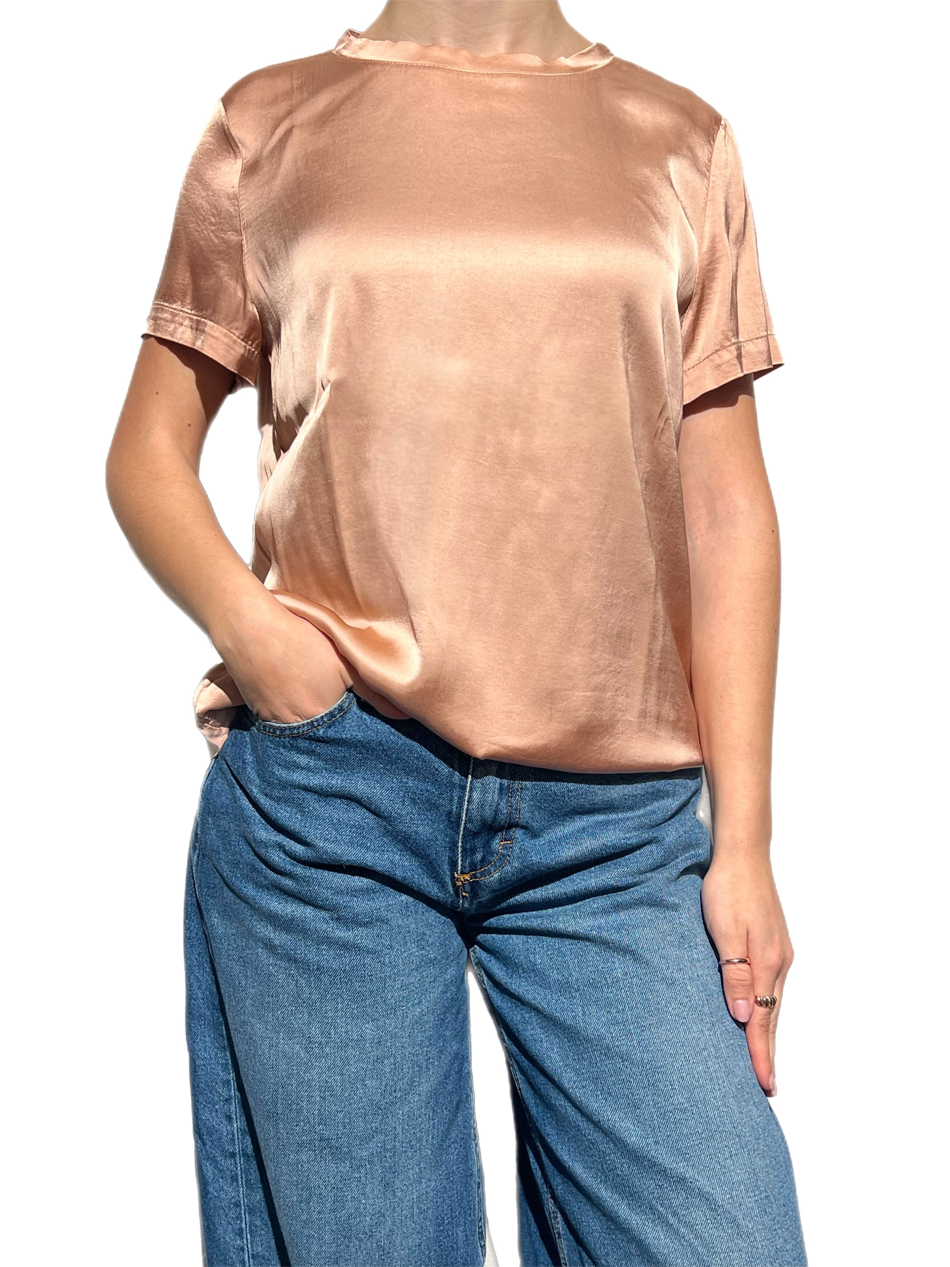 Matié t-shirt tulipano rosa antico