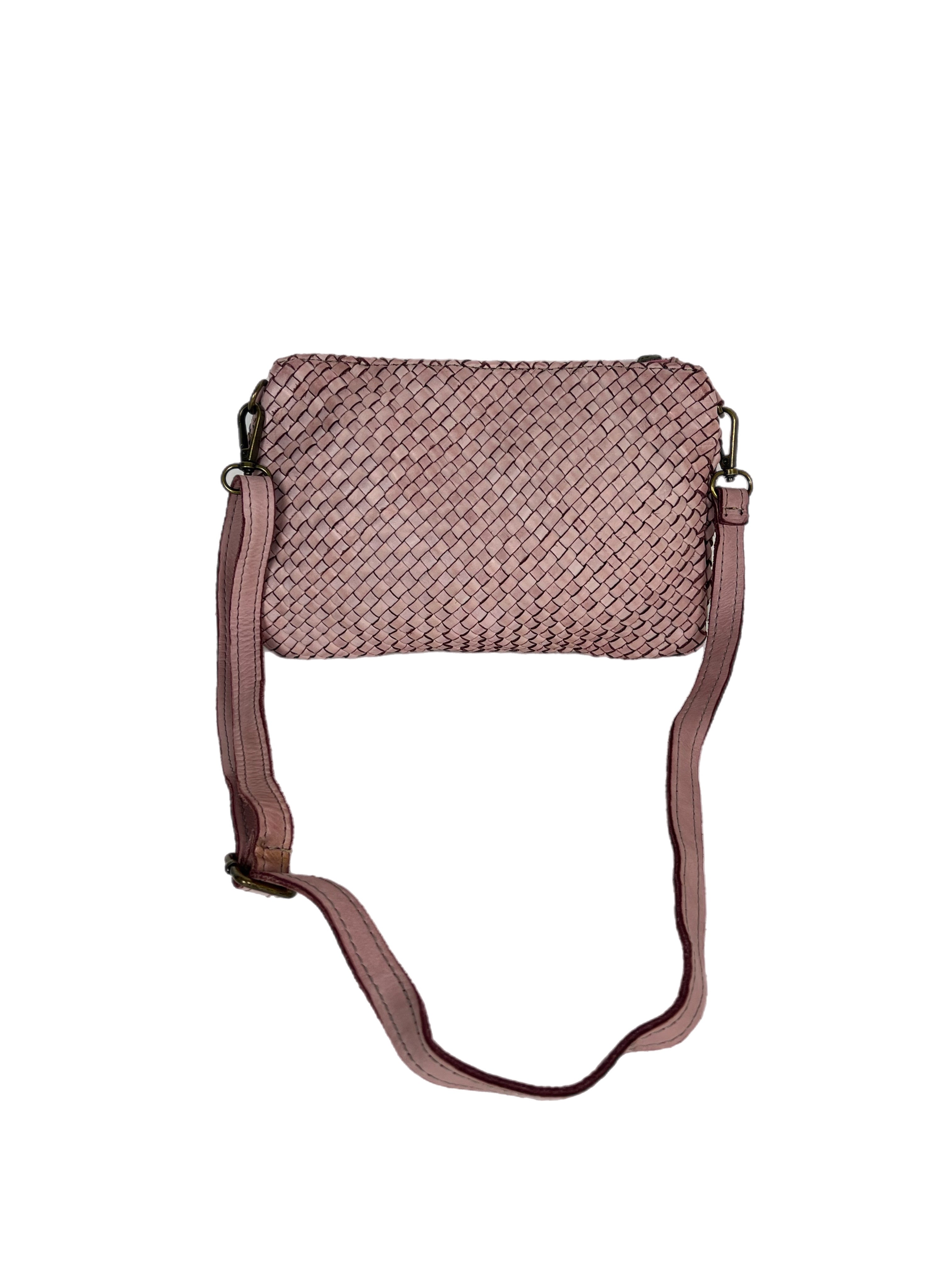 Matié borsa pelle Cádiz rosa