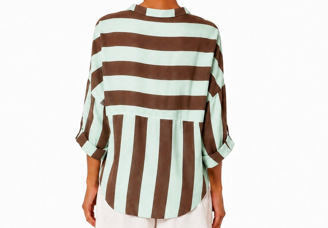 Matié maglia kylie acqua/ciokko