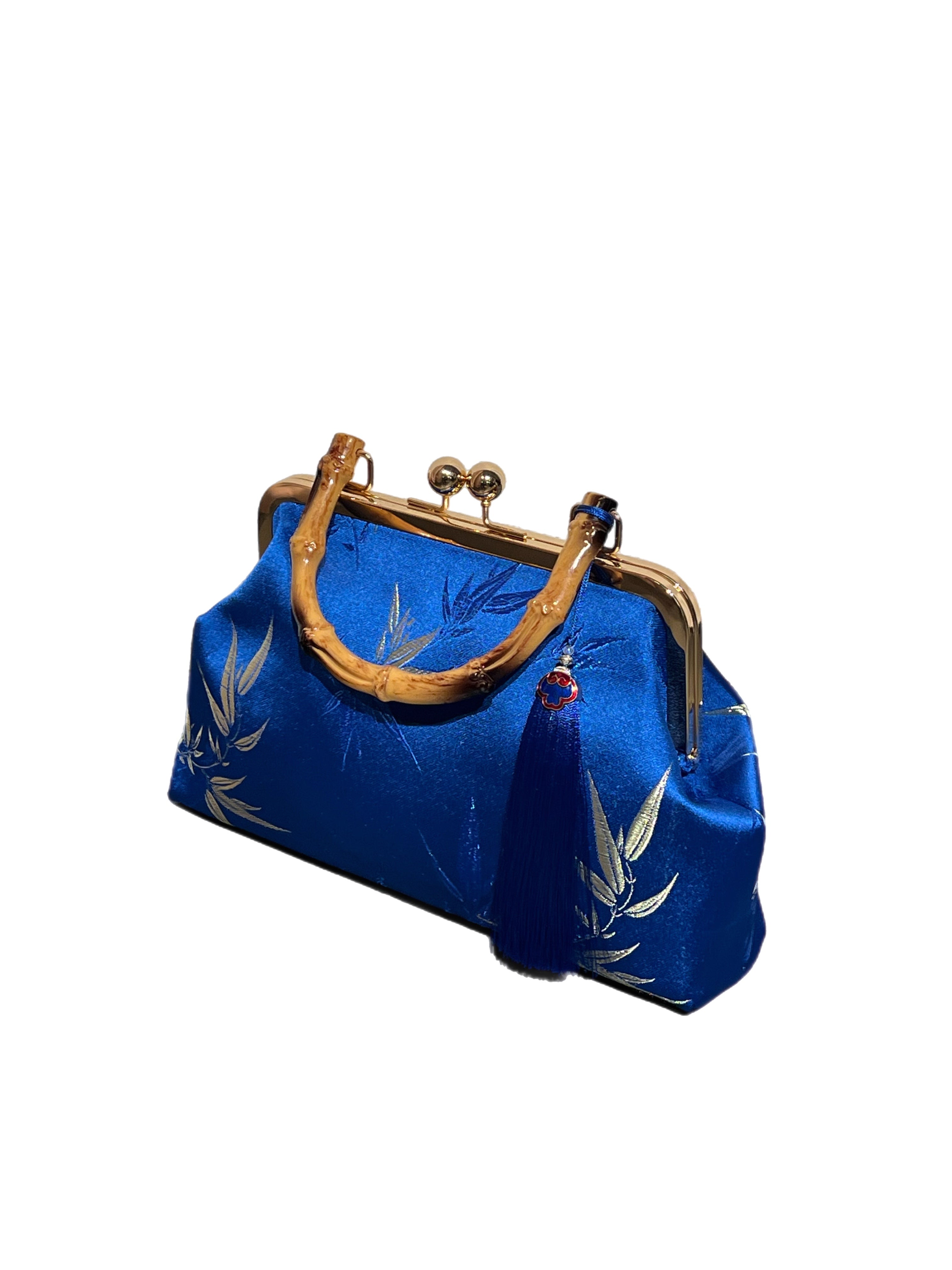 Matié borsa bambù blu