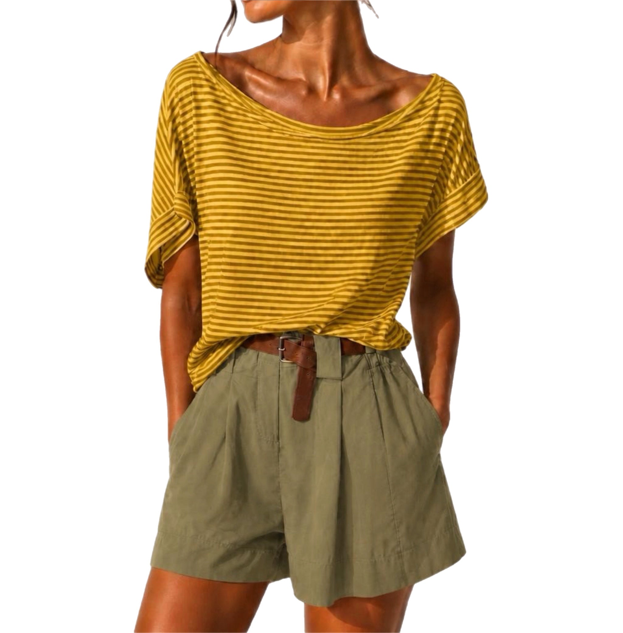 Matié t-Shirt nautica verde/giallo
