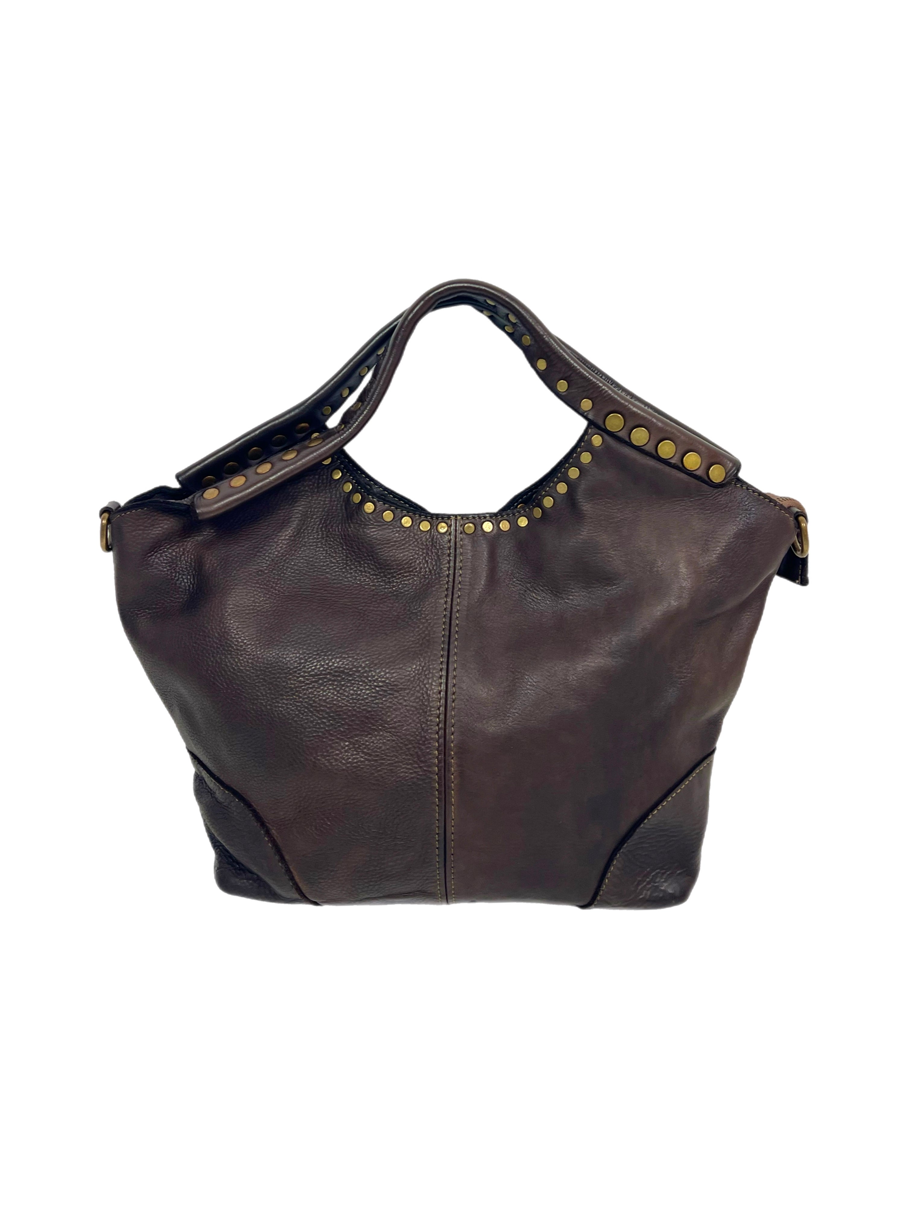 Matié borsa pelle Segovia ciocco