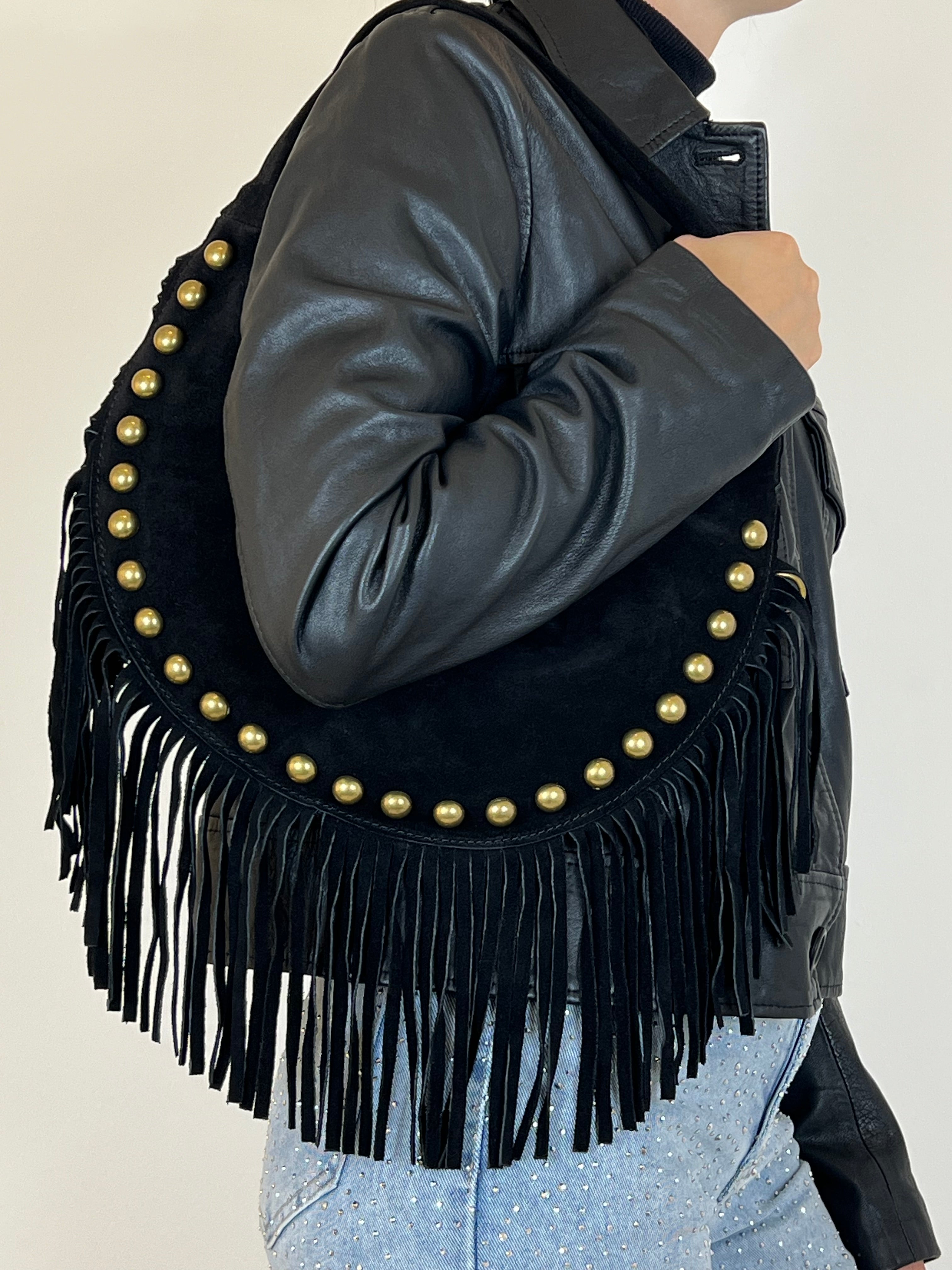 Matié borsa luna camoscio