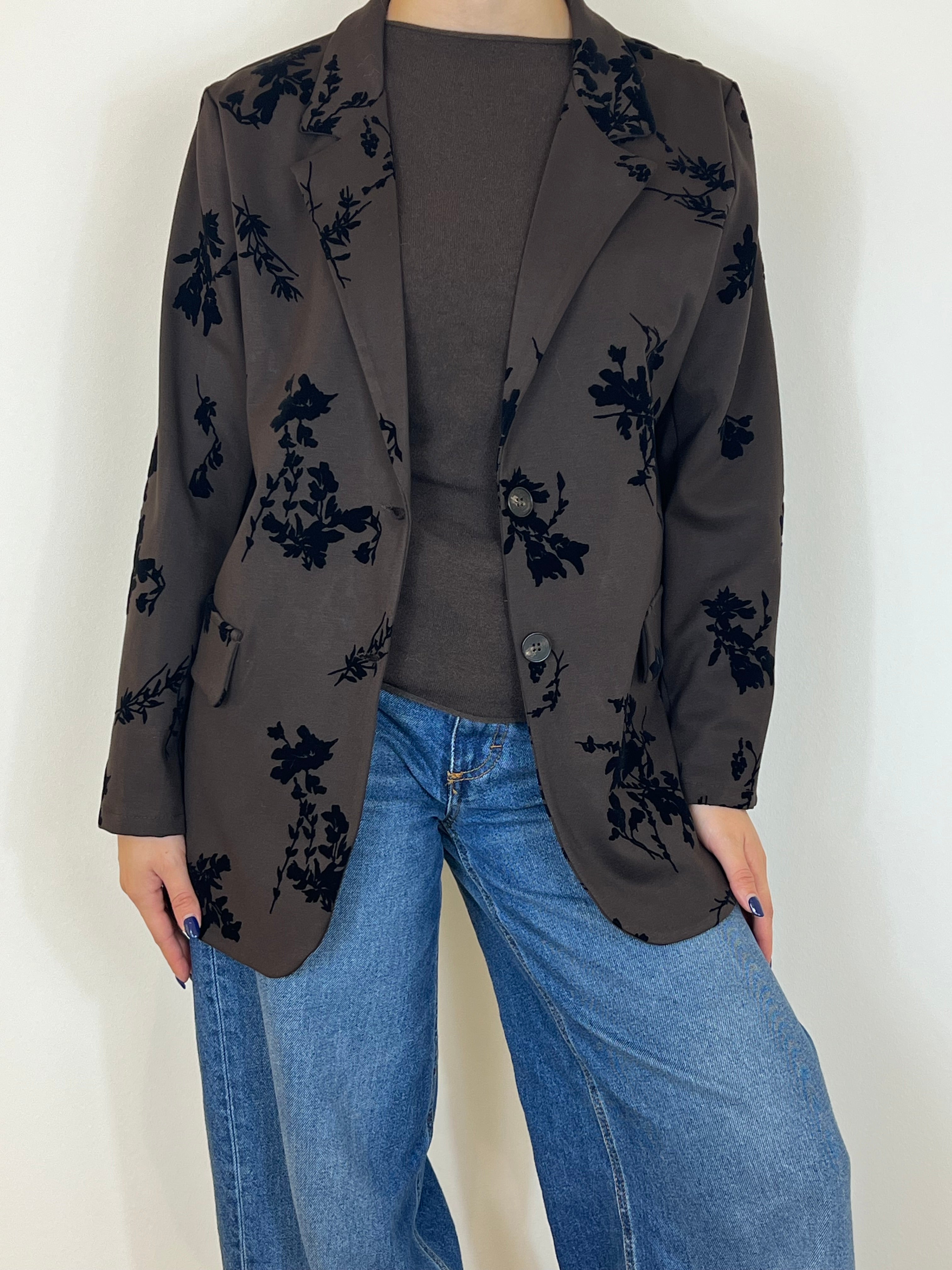 Matié blazer ilaria cioccolato